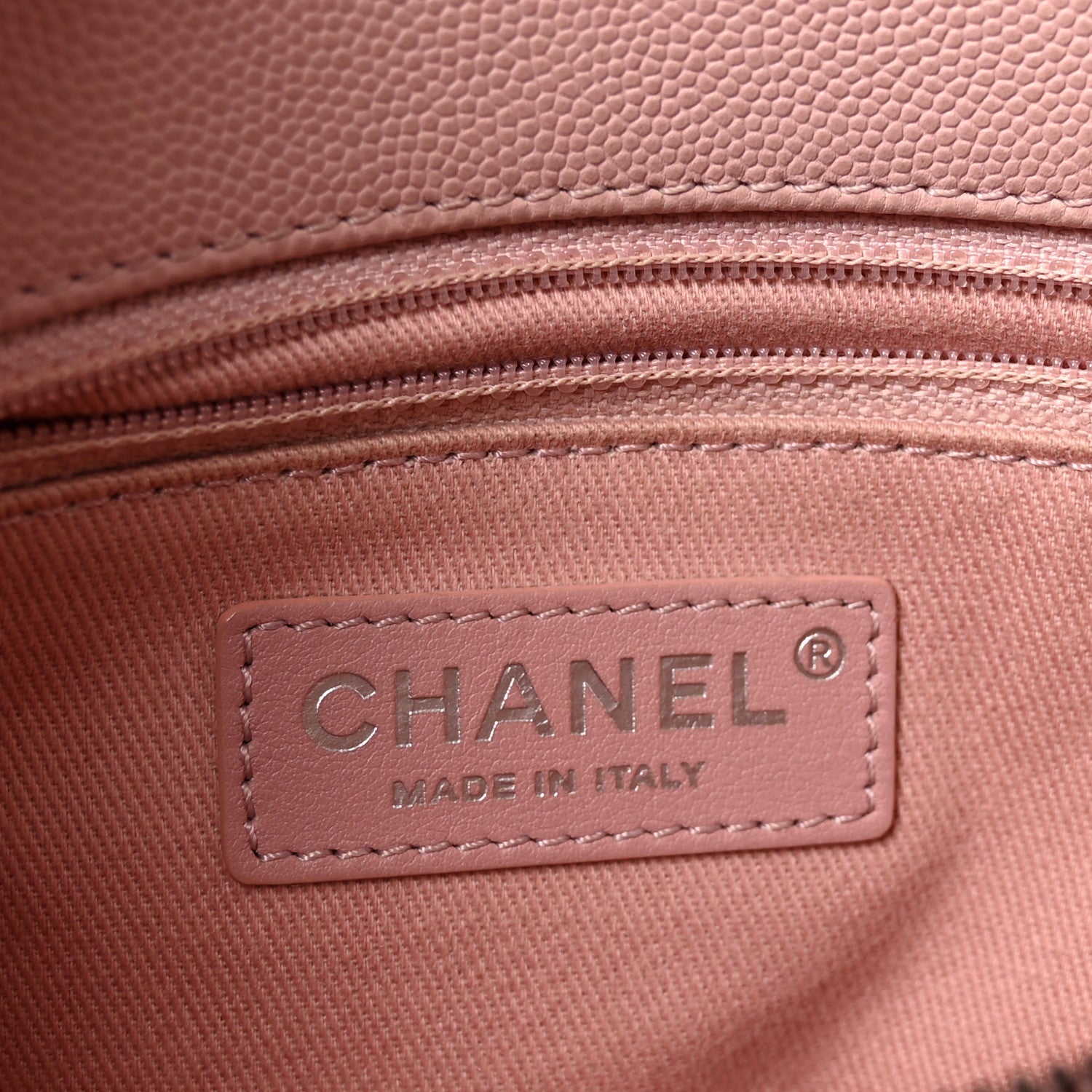 Caviar Quilted Medium Coco Handle Flap Light Pink