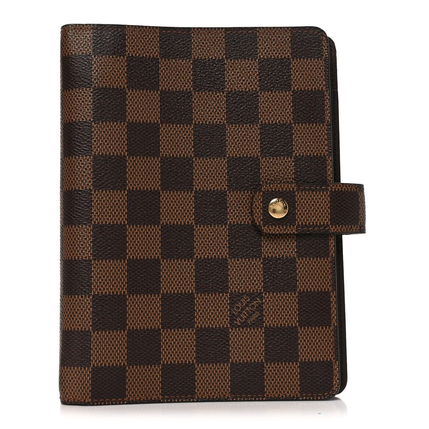 Damier Ebene Medium Ring Agenda Cover