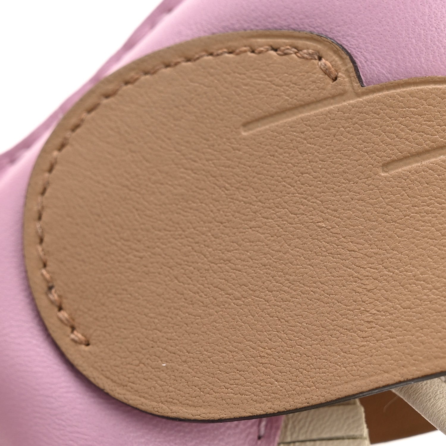Milo Lambskin Grigri Rodeo Pegase Horse Bag Charm MM Mauve Sylvestre Craie Chai