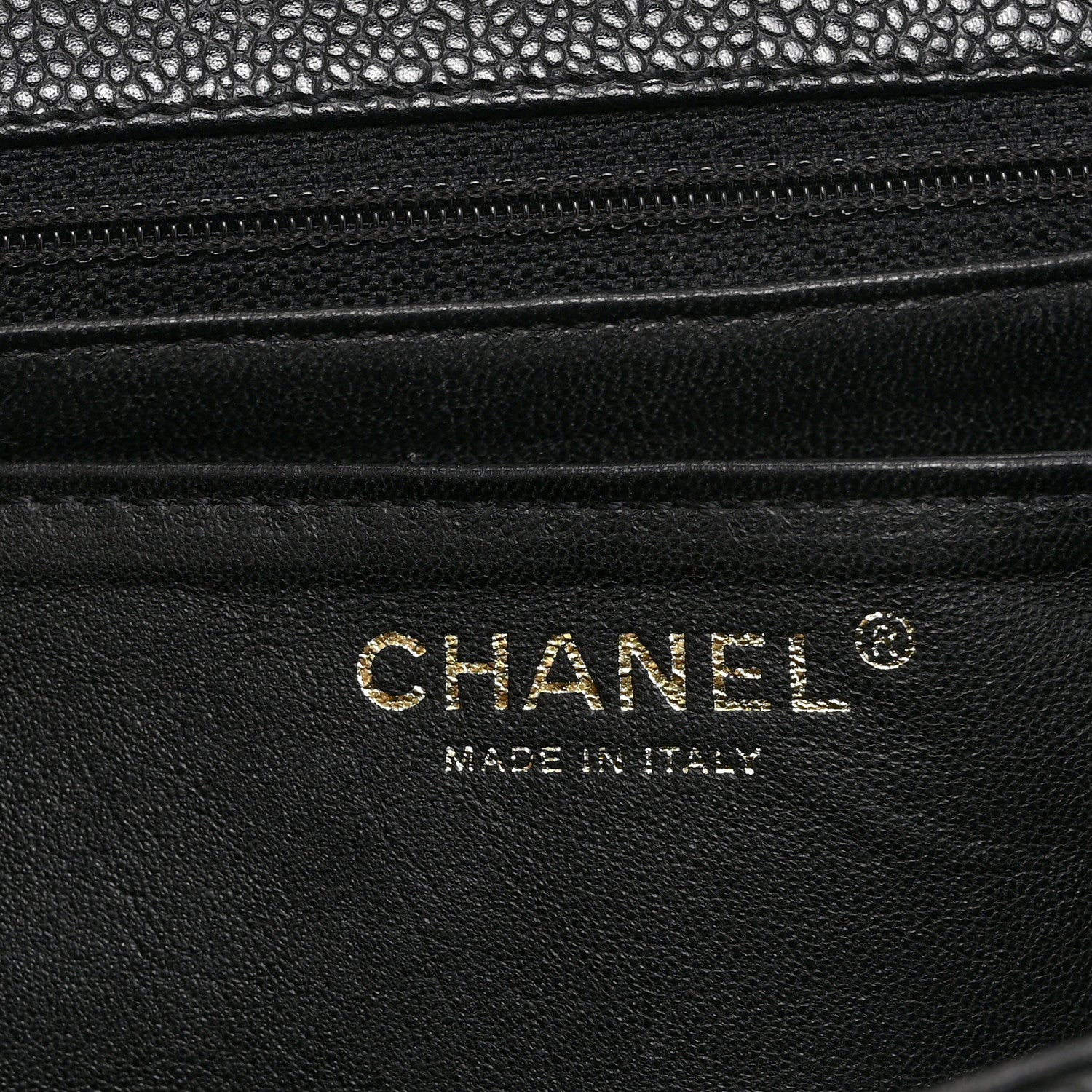 Caviar Quilted Jumbo Kelly Flap Black