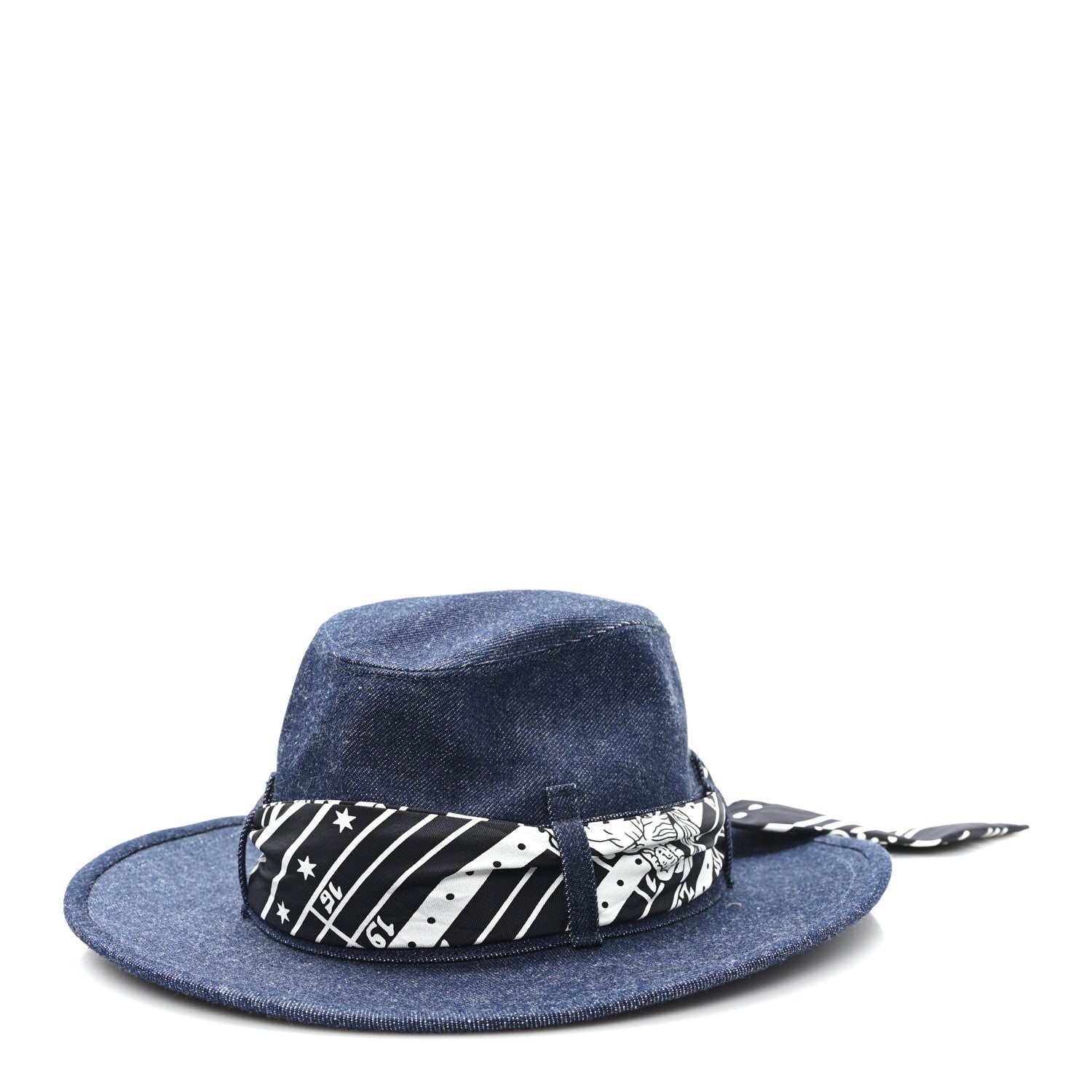 Denim Silky Heloise Hat 58 Indigo