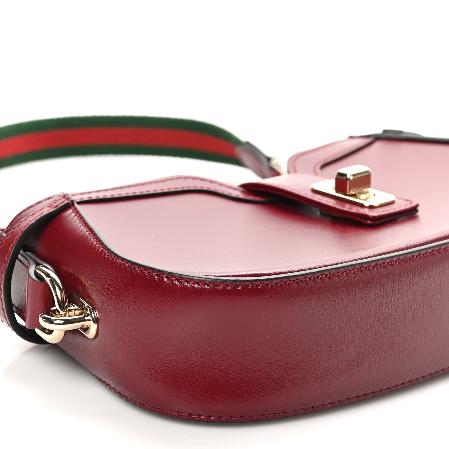 Boarded Dyana Lux Mini Moon Side Shoulder Bag Rosso Ancora