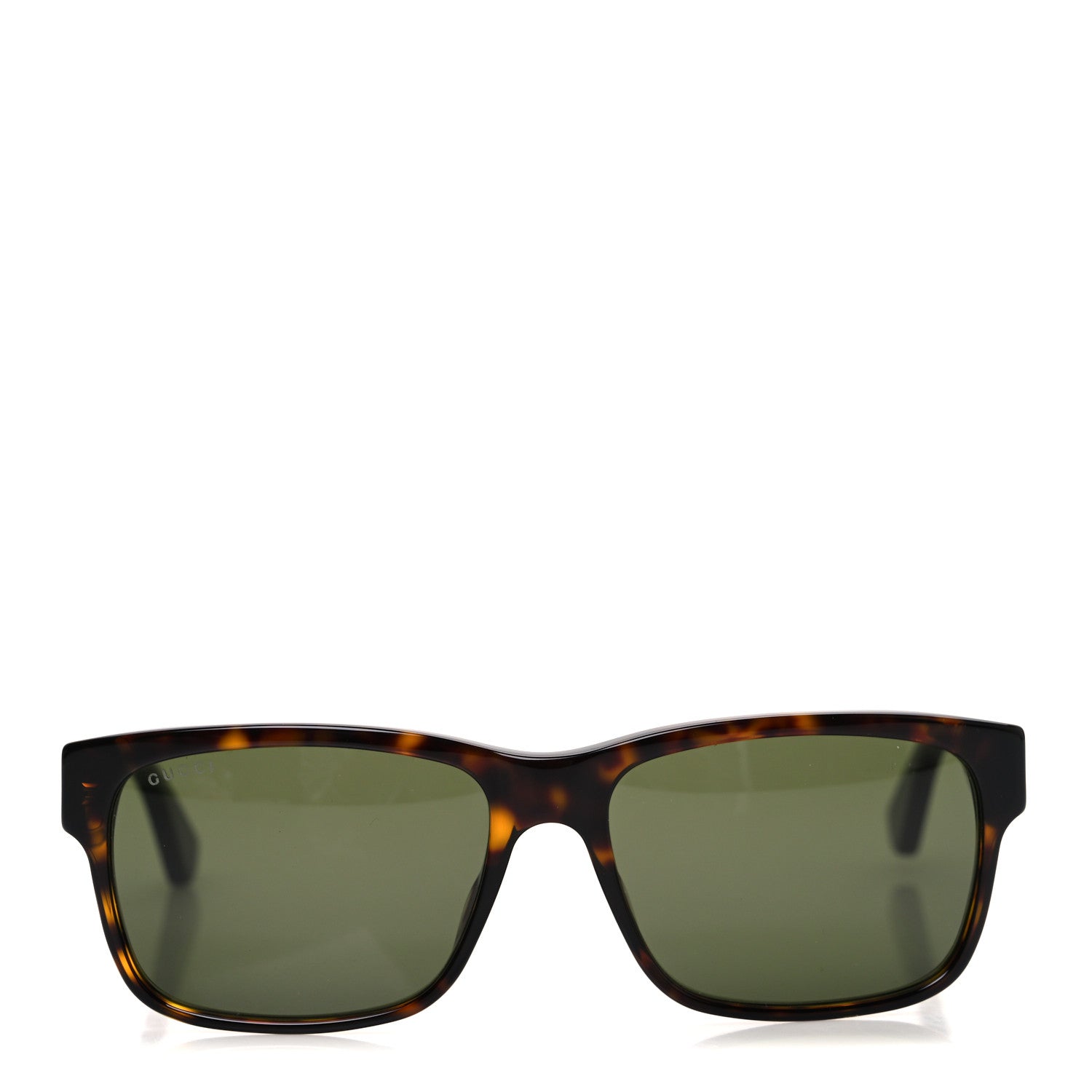 Acetate Square Frame Web Sunglasses GG0340S Havana