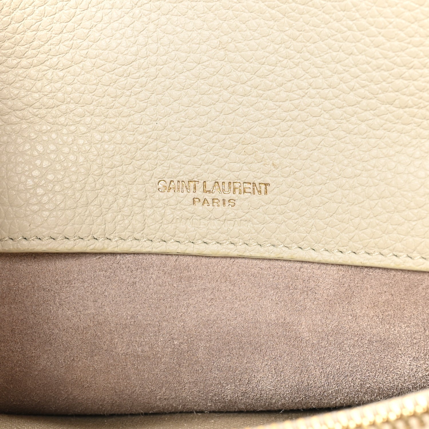 Grained Calfskin Baby Sac De Jour Souple Ivory