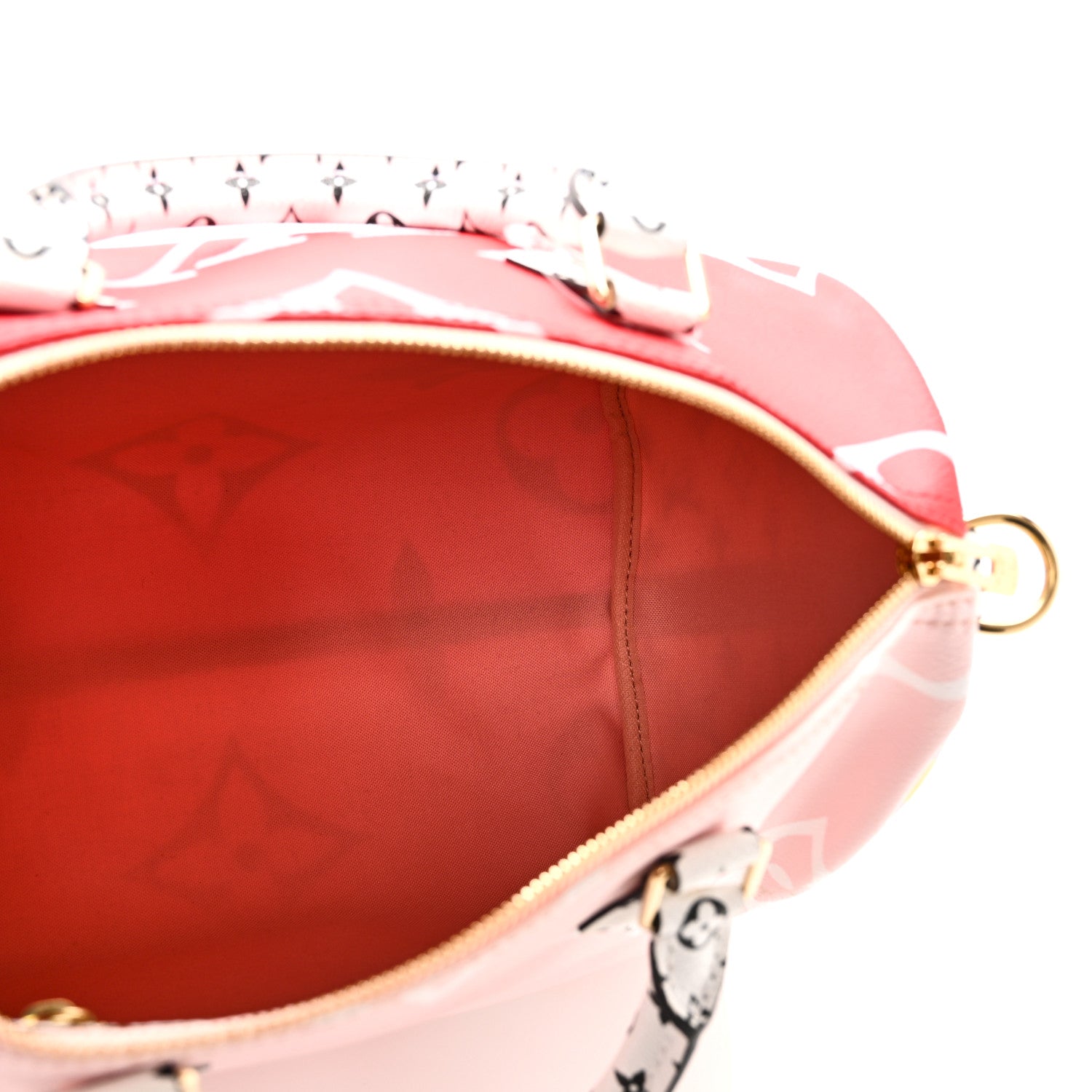 Monogram Giant Speedy Bandouliere 30 Rouge