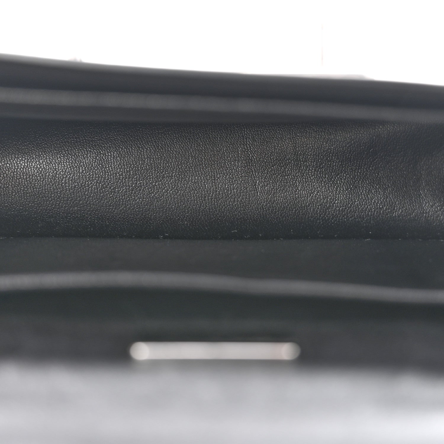 Metallic Vitello Saffiano Cahier Bag Ibisco Black