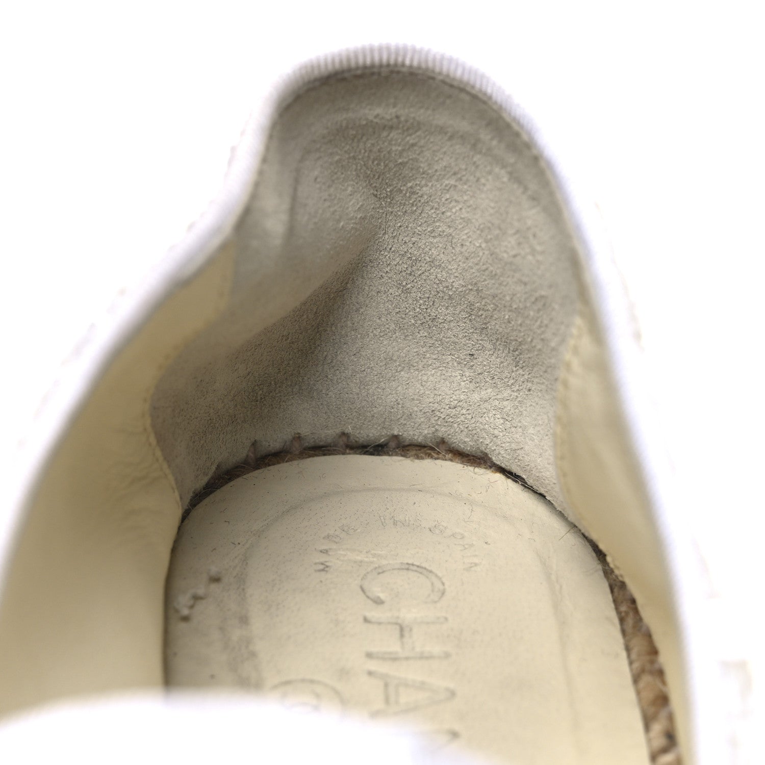 Patent Sequin CC Espadrilles 39 White