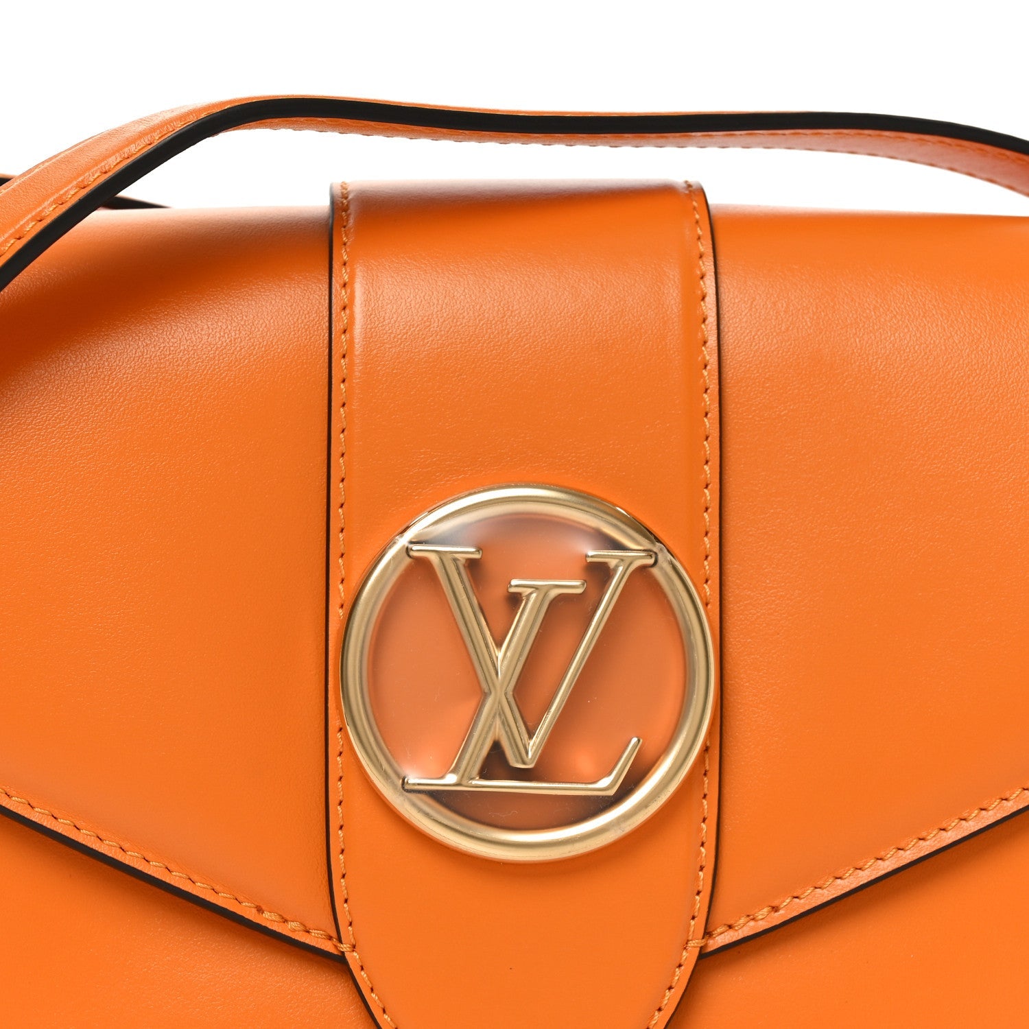 Smooth Calfskin LV Pont 9 Summer Gold