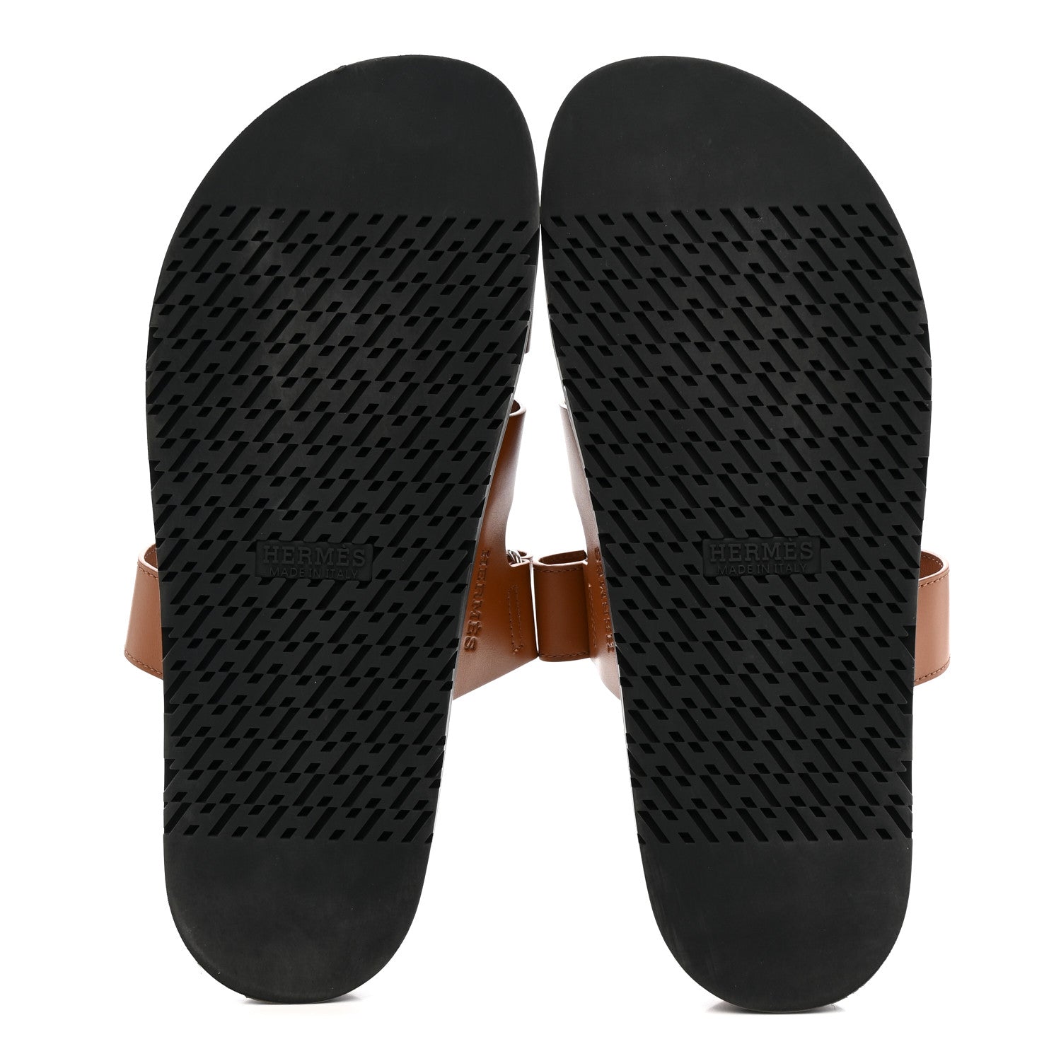 Calfskin Mens Chypre Sandals 44 Marron Dore