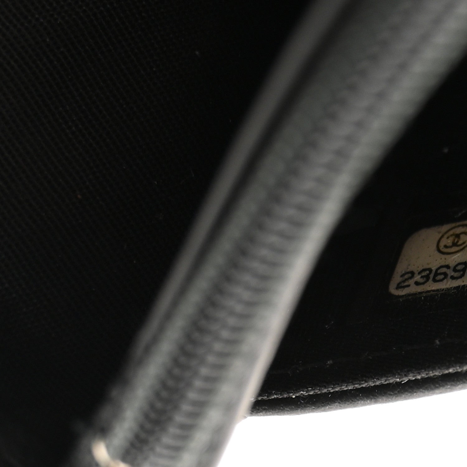 Caviar Quilted Boy Wallet On Chain WOC Black