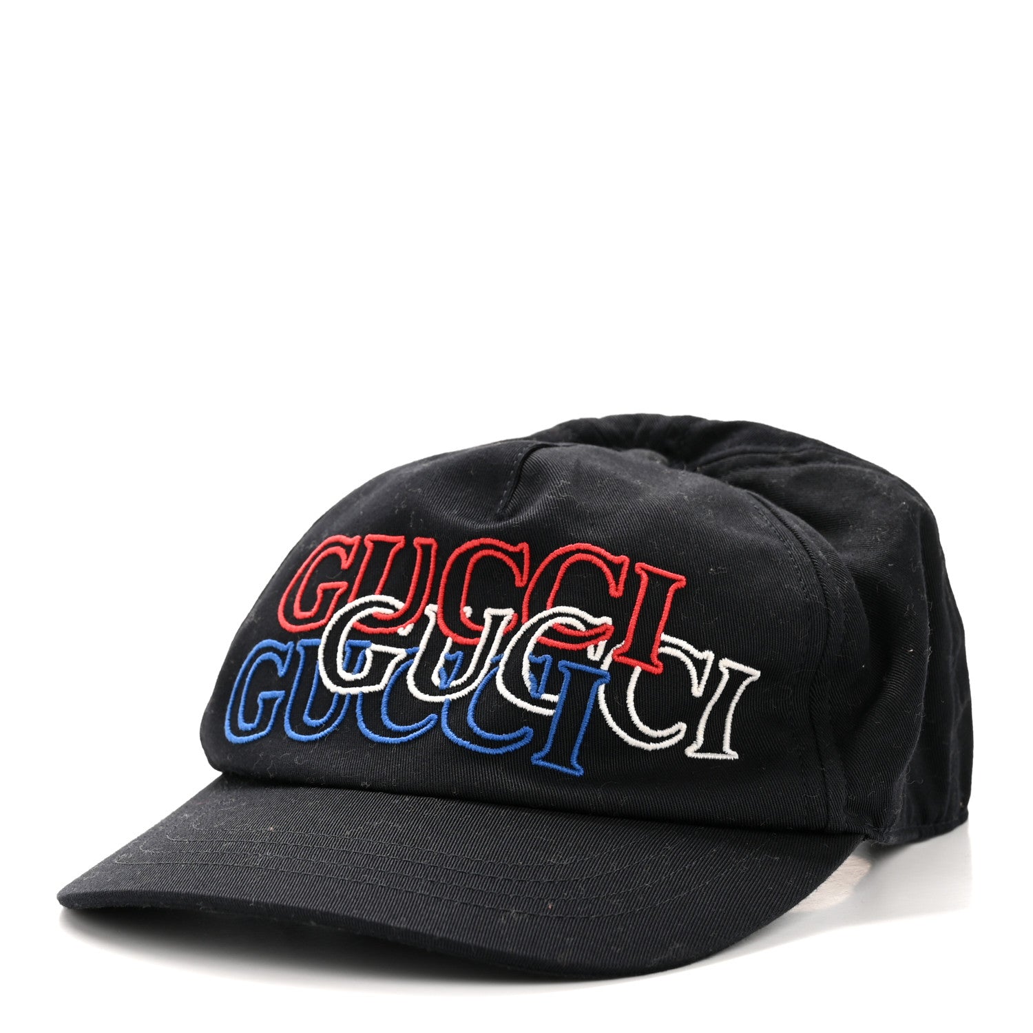 Cotton Embroidered Baseball Hat S Blue Red White