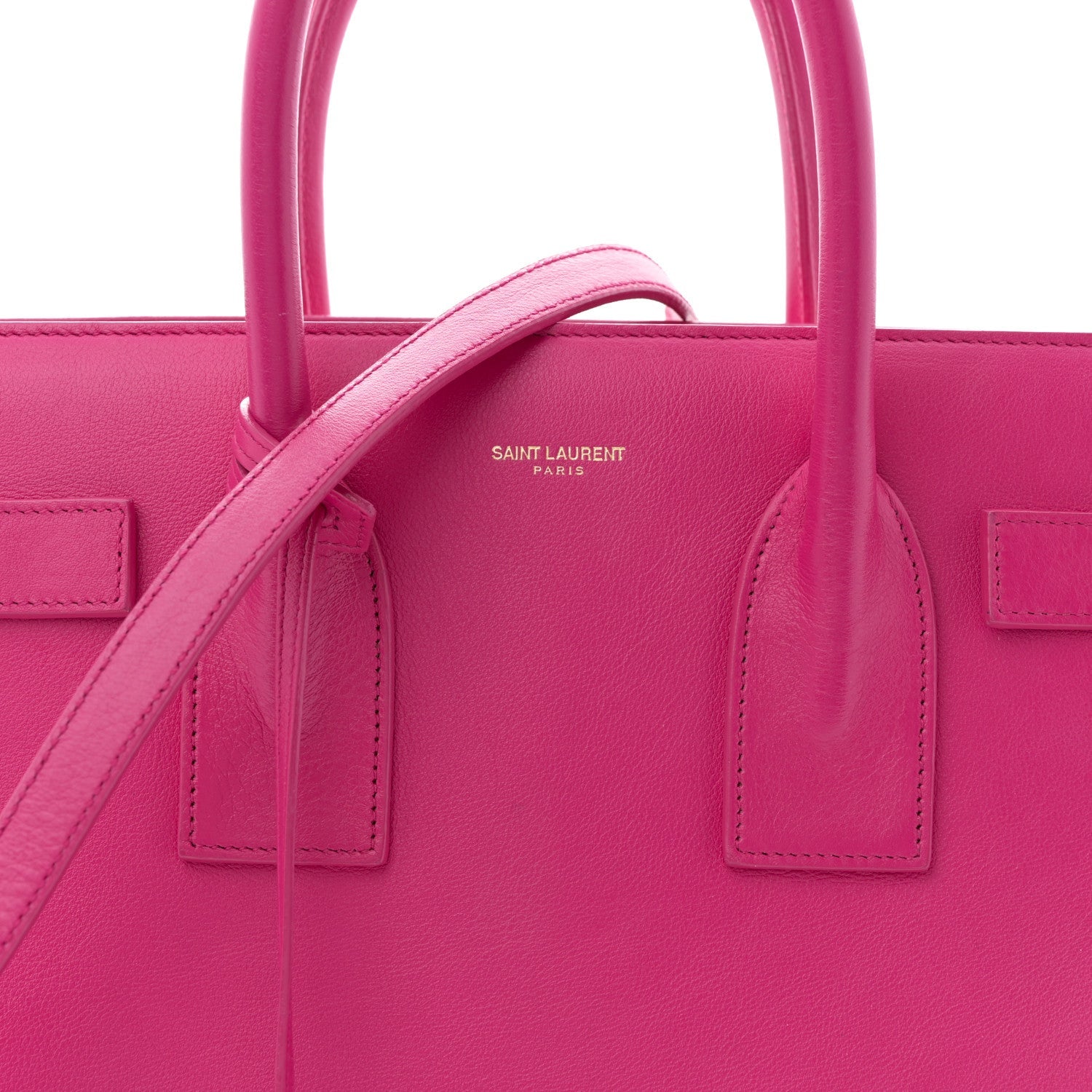 Calfskin Small Sac De Jour Lipstick Fuchsia
