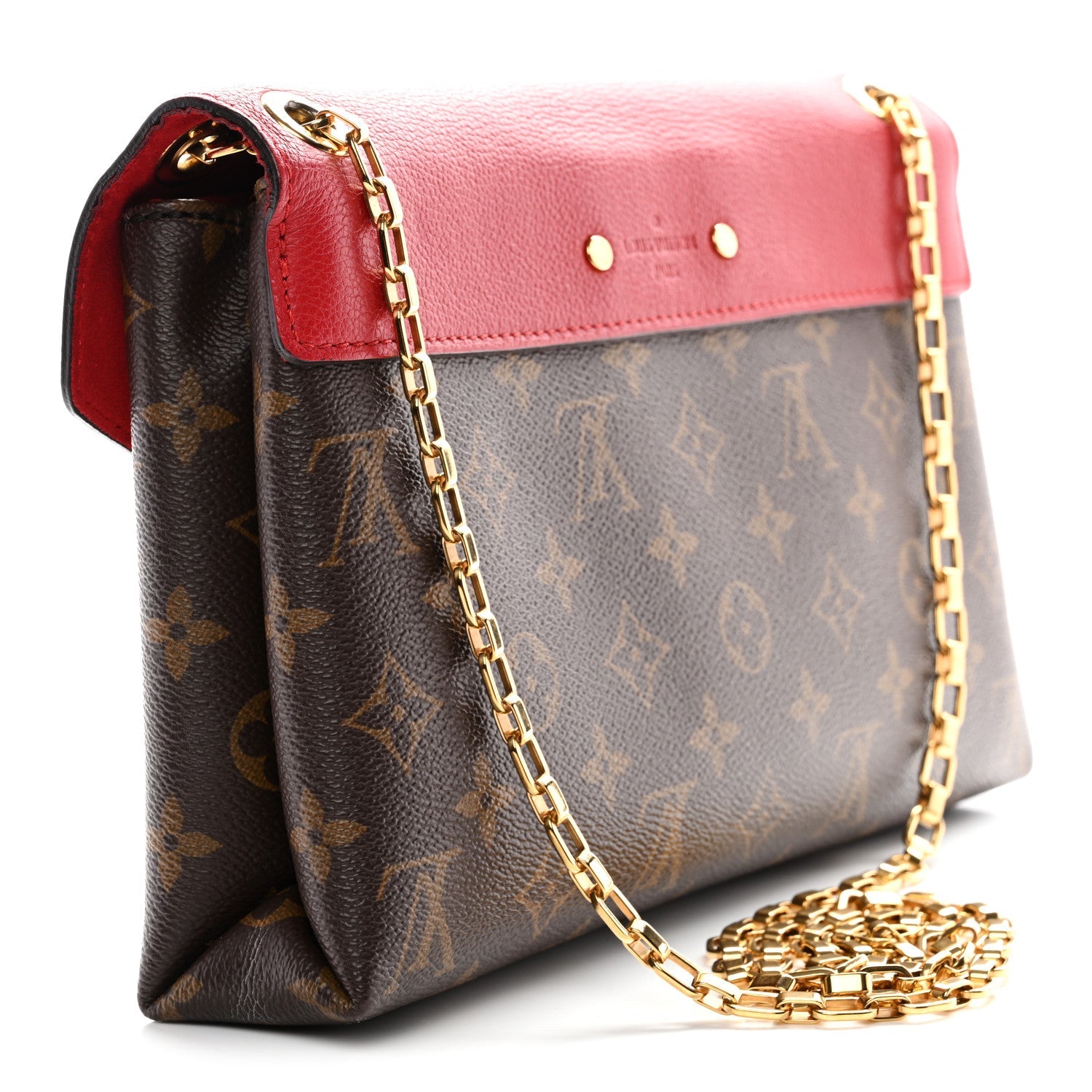 Monogram Pallas Chain Cherry