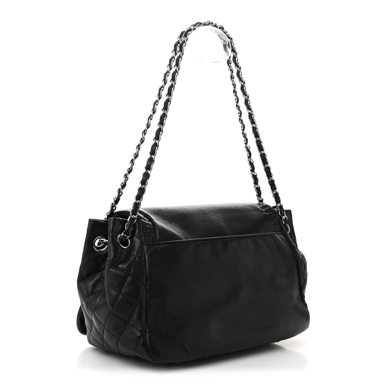 Calfskin Medium On the Bund Flap Black