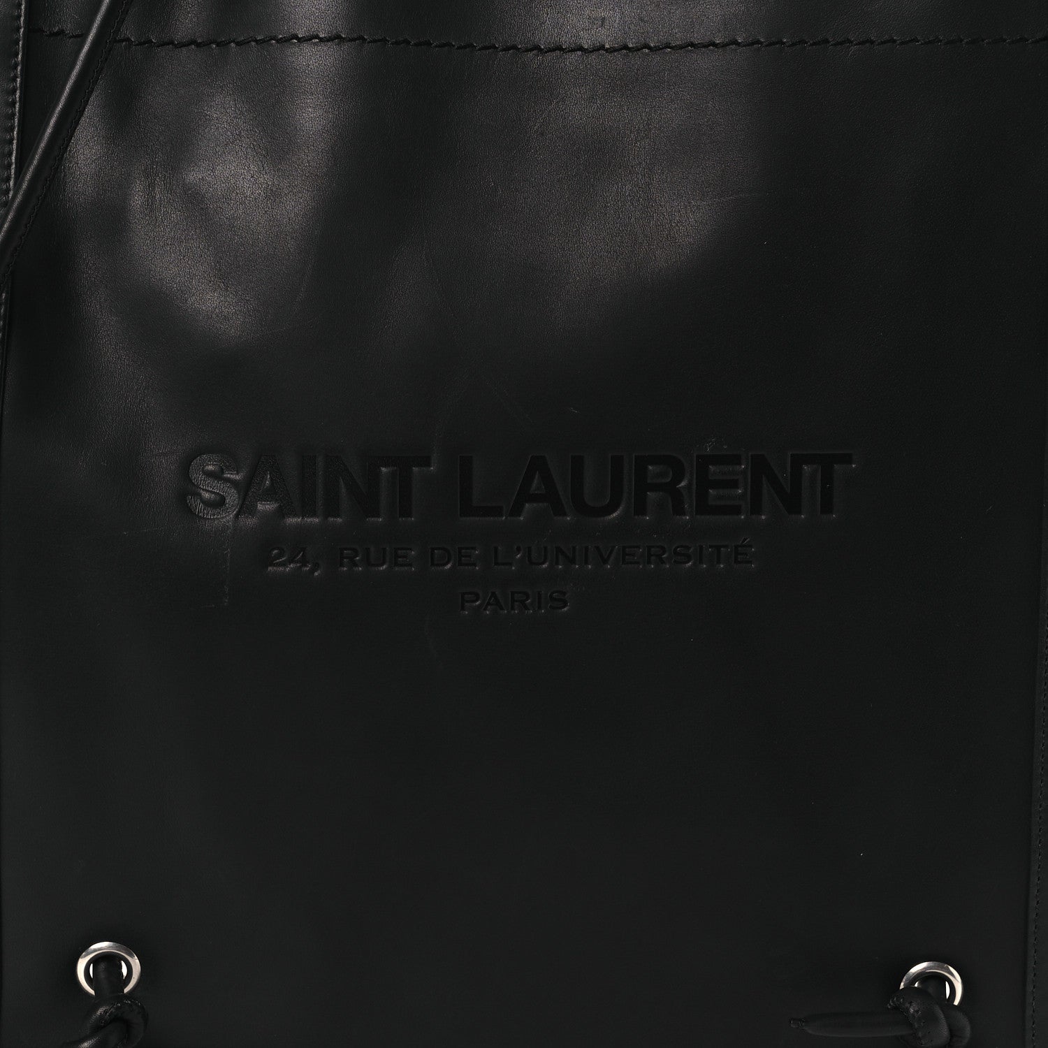 Calfskin Universite Crossbody Bag Black