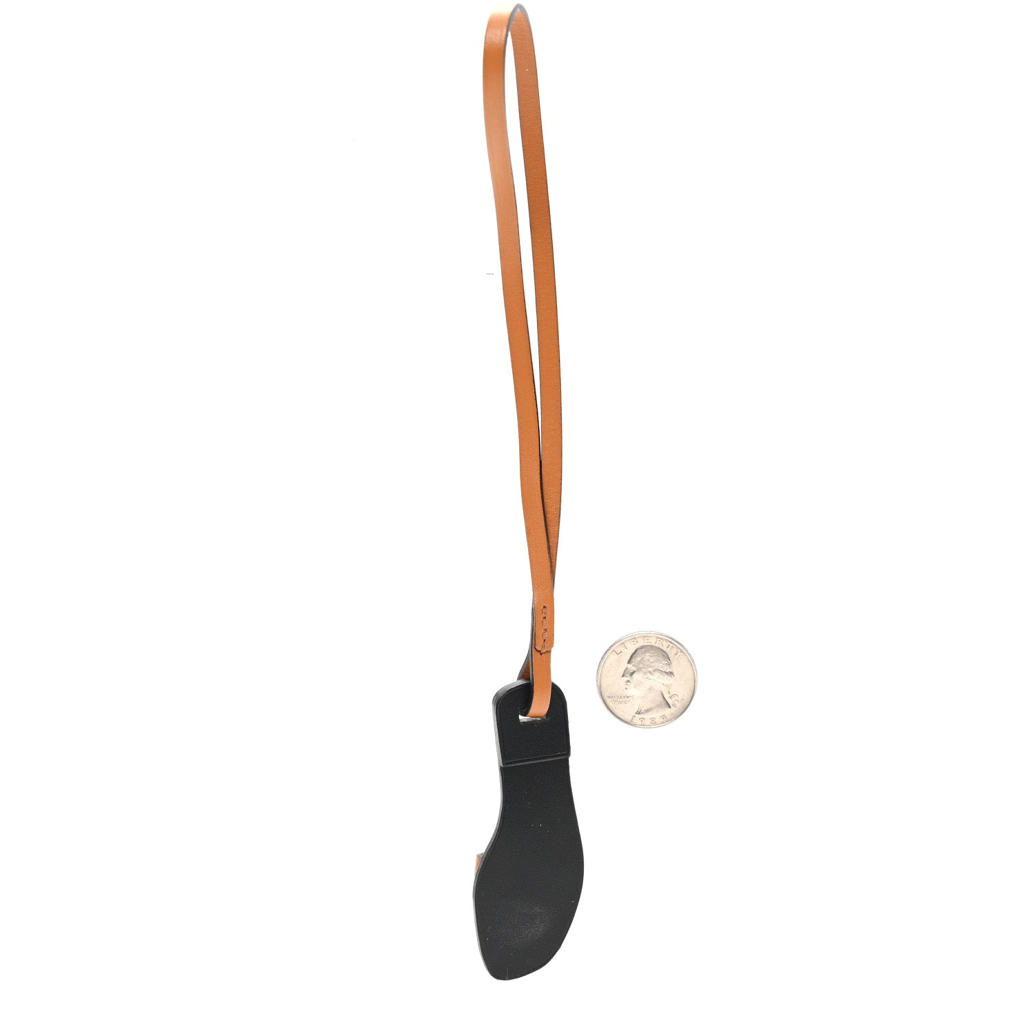 Epsom Butler Calfskin Hunter Oran Nano Bag Charm Gold