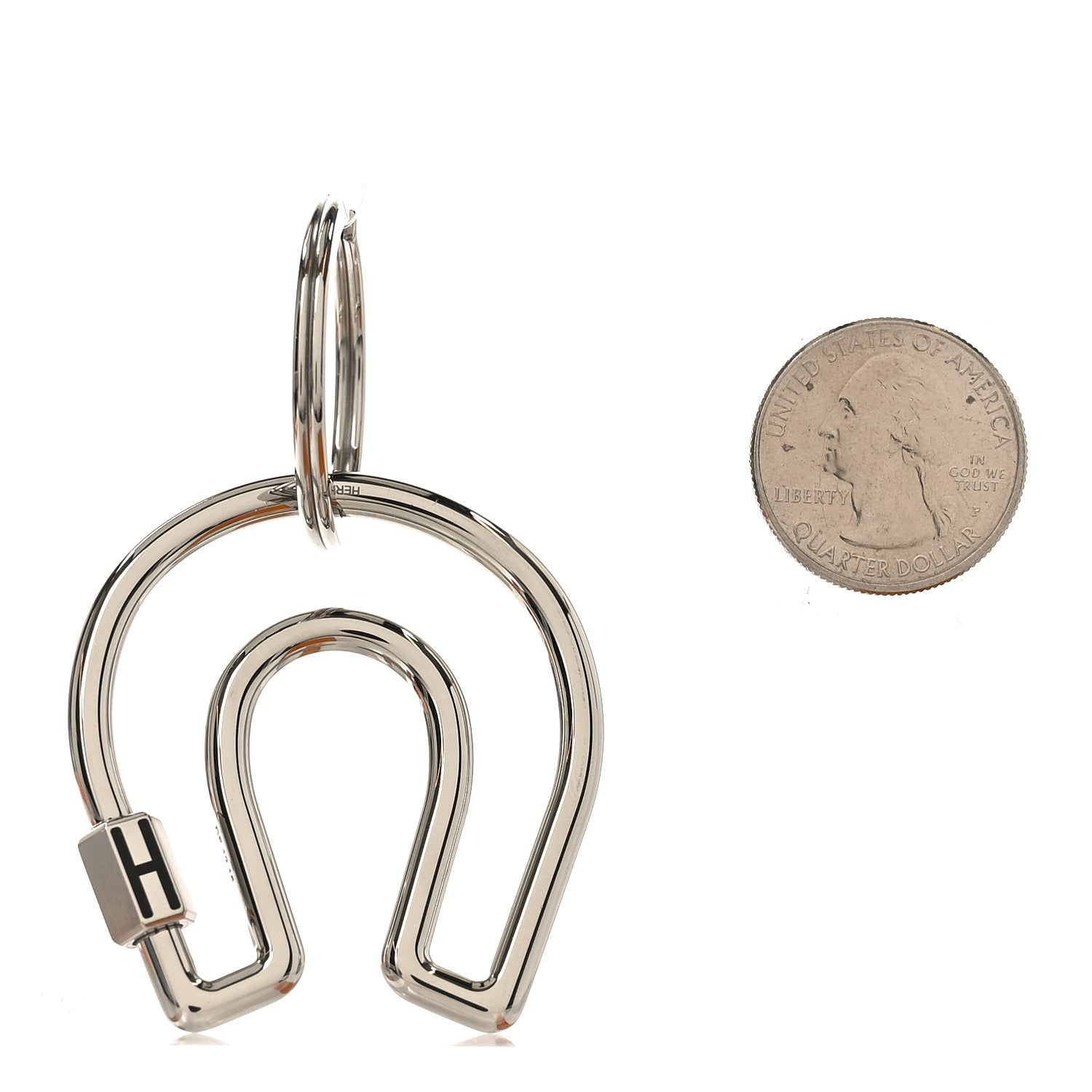 Stainless Steel Fer a Cheval Key Ring
