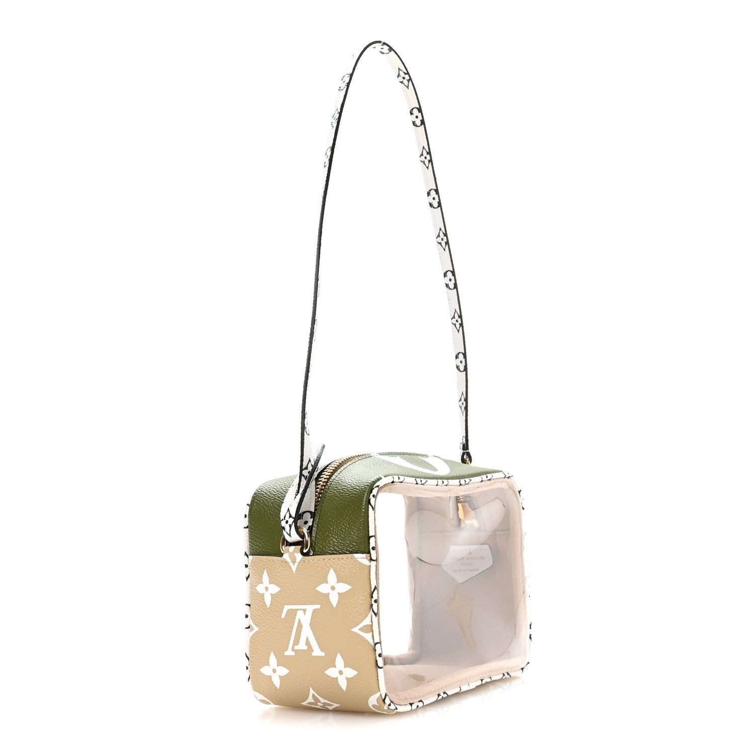 Monogram Giant Beach Pouch Kaki