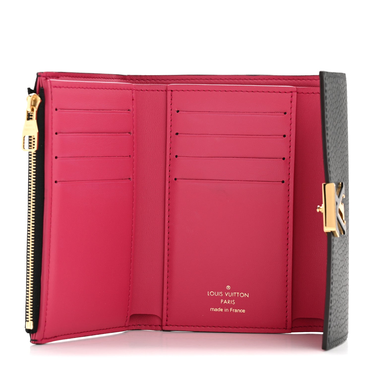 Taurillon Capucines Compact Wallet Black