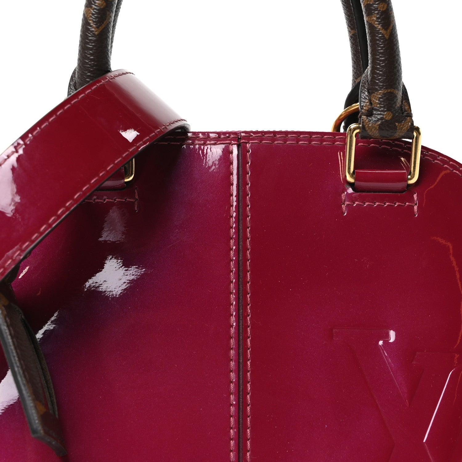 Patent Monogram Alma BB Magenta