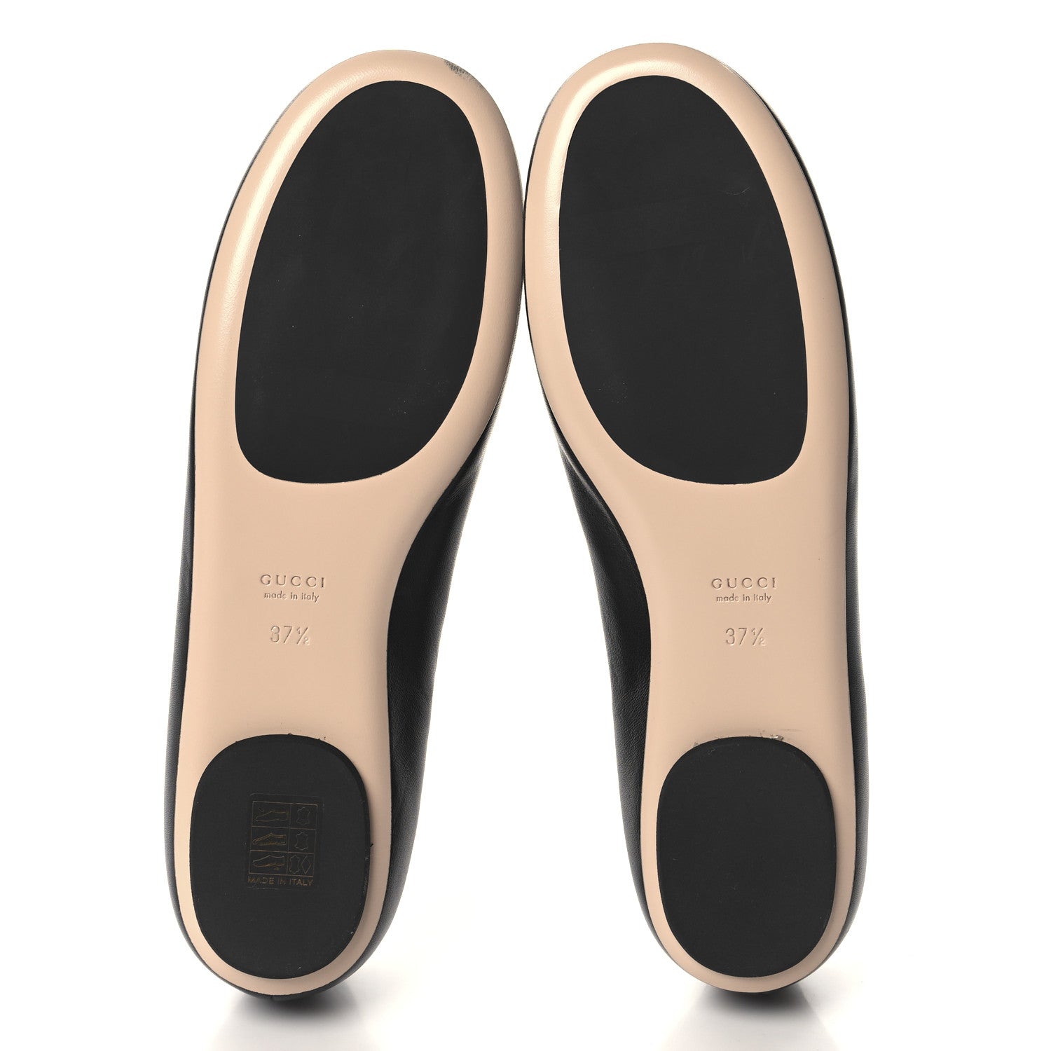 Malaga Kid Jarret Ballet Flats 37.5 Black White