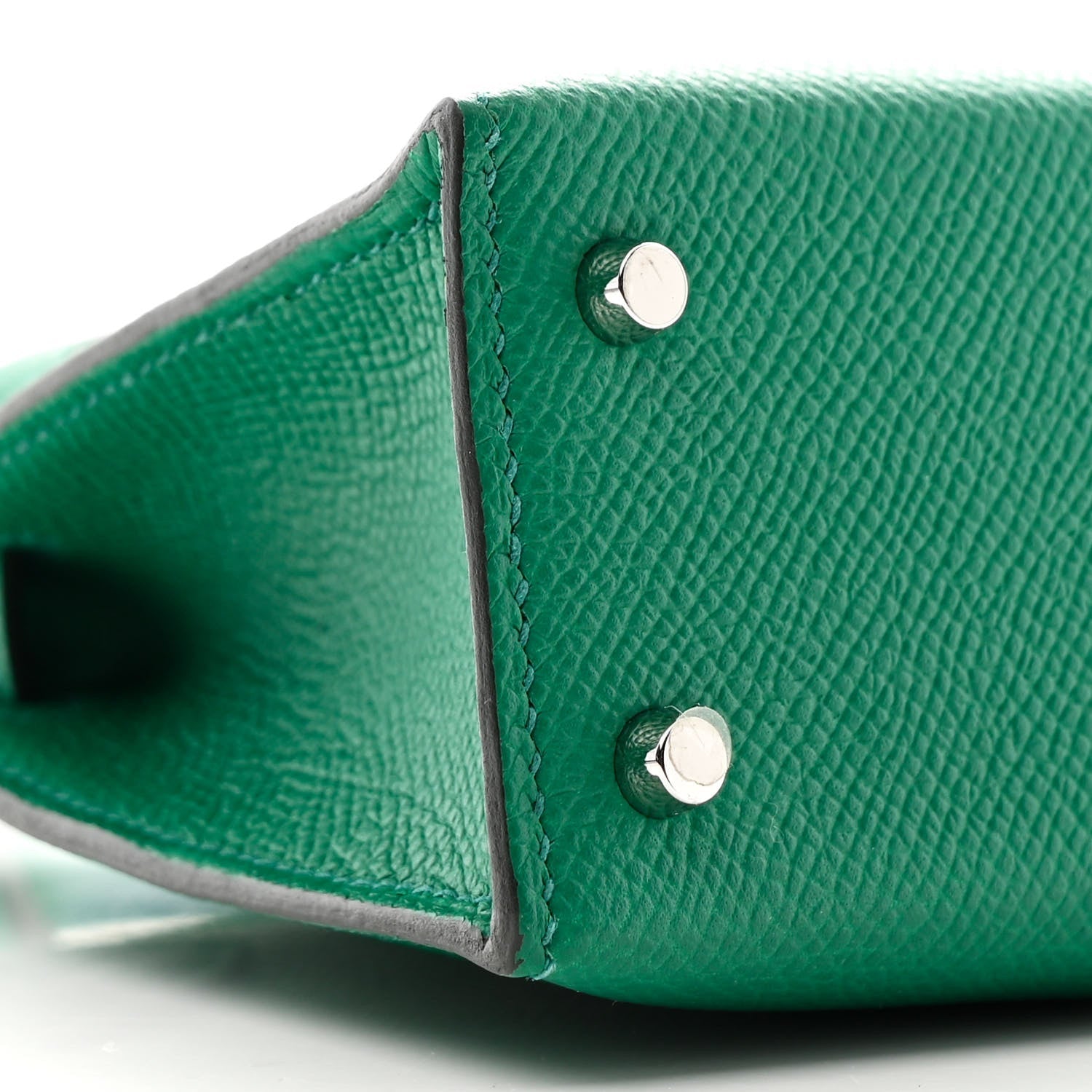 Epsom Mini Kelly Sellier 20 Vert Vertigo