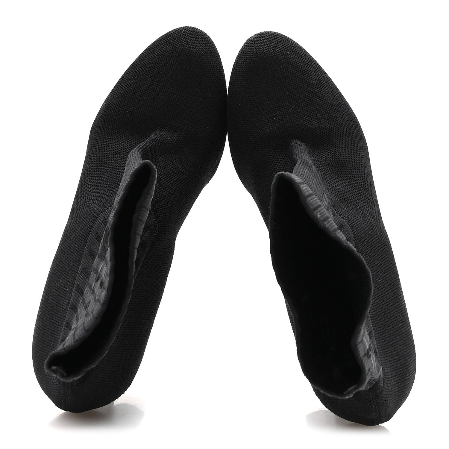 Monogram Stretch Fabric Silhouette Ankle Boots 39 Black