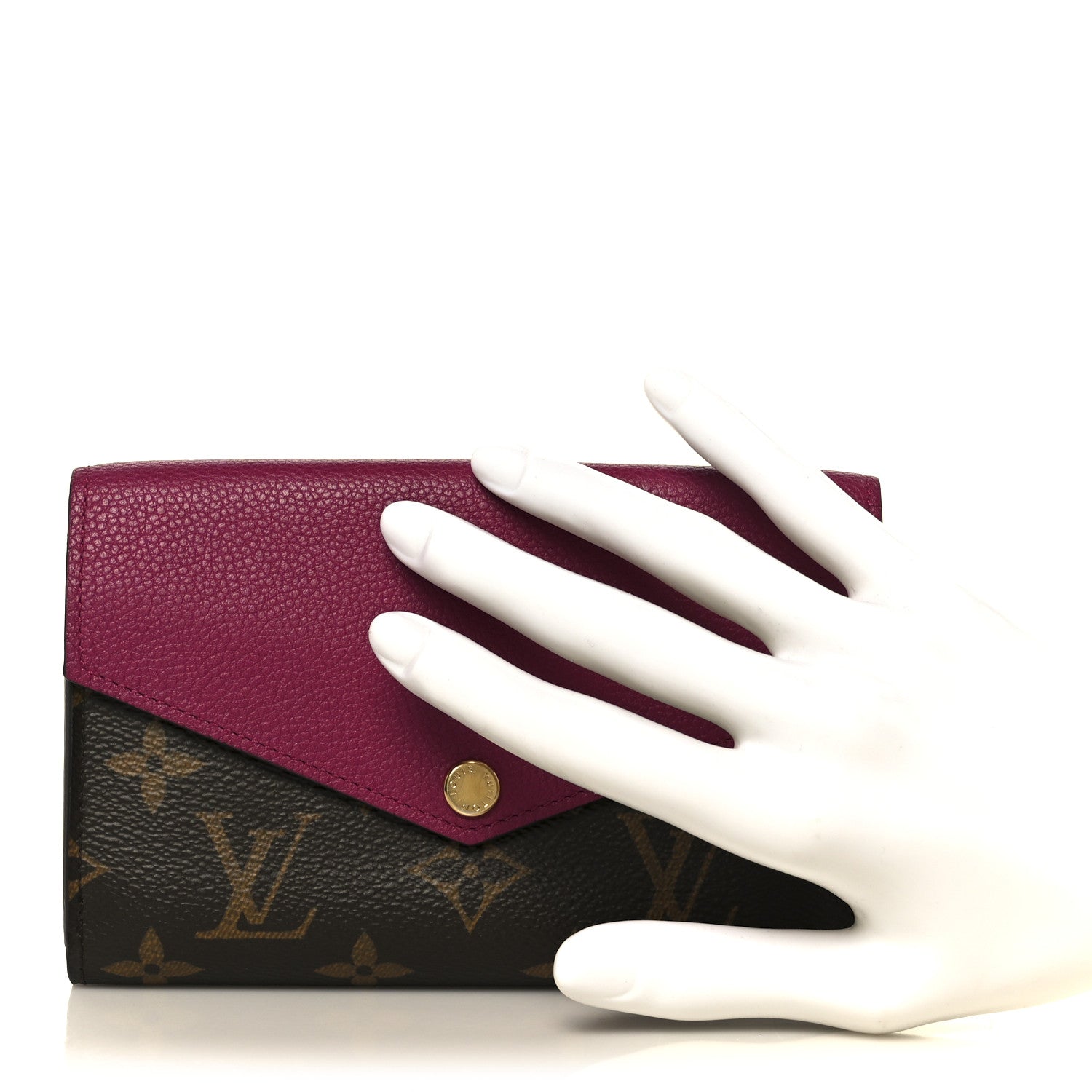 Monogram Pallas Compact Wallet Fushia