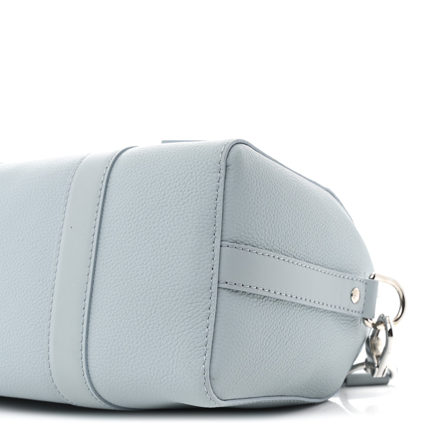 Grained Calfskin Aerogram City Keepall Cloud Blue