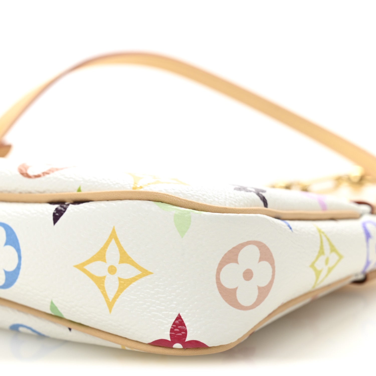 LV X TM Monogram Multicolor Pochette Accessories White