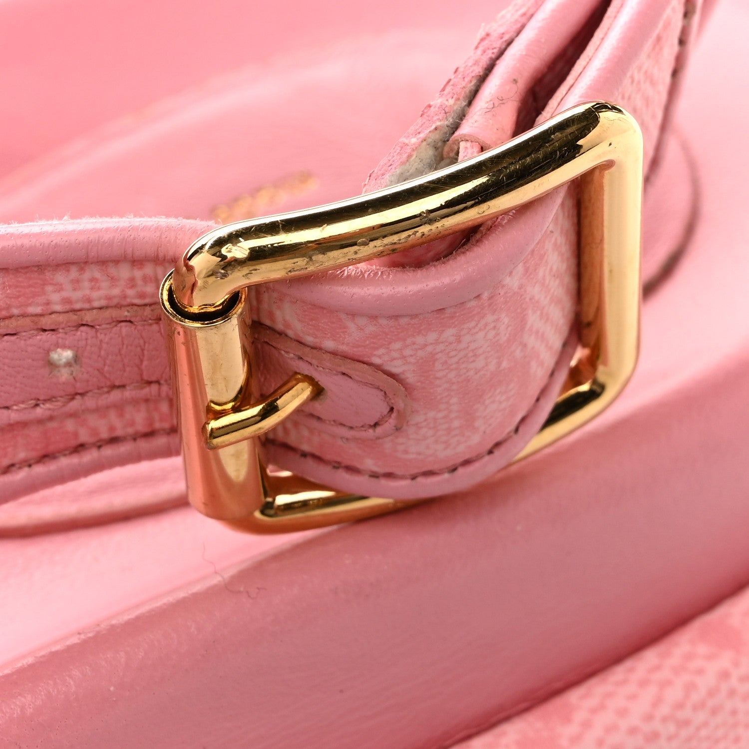 GG Supreme Monogram Granada Kid Angelina Platform 35mm Slingback Sandals 40.5 Cotton Candy Dark Cotton Candy Wild Rose