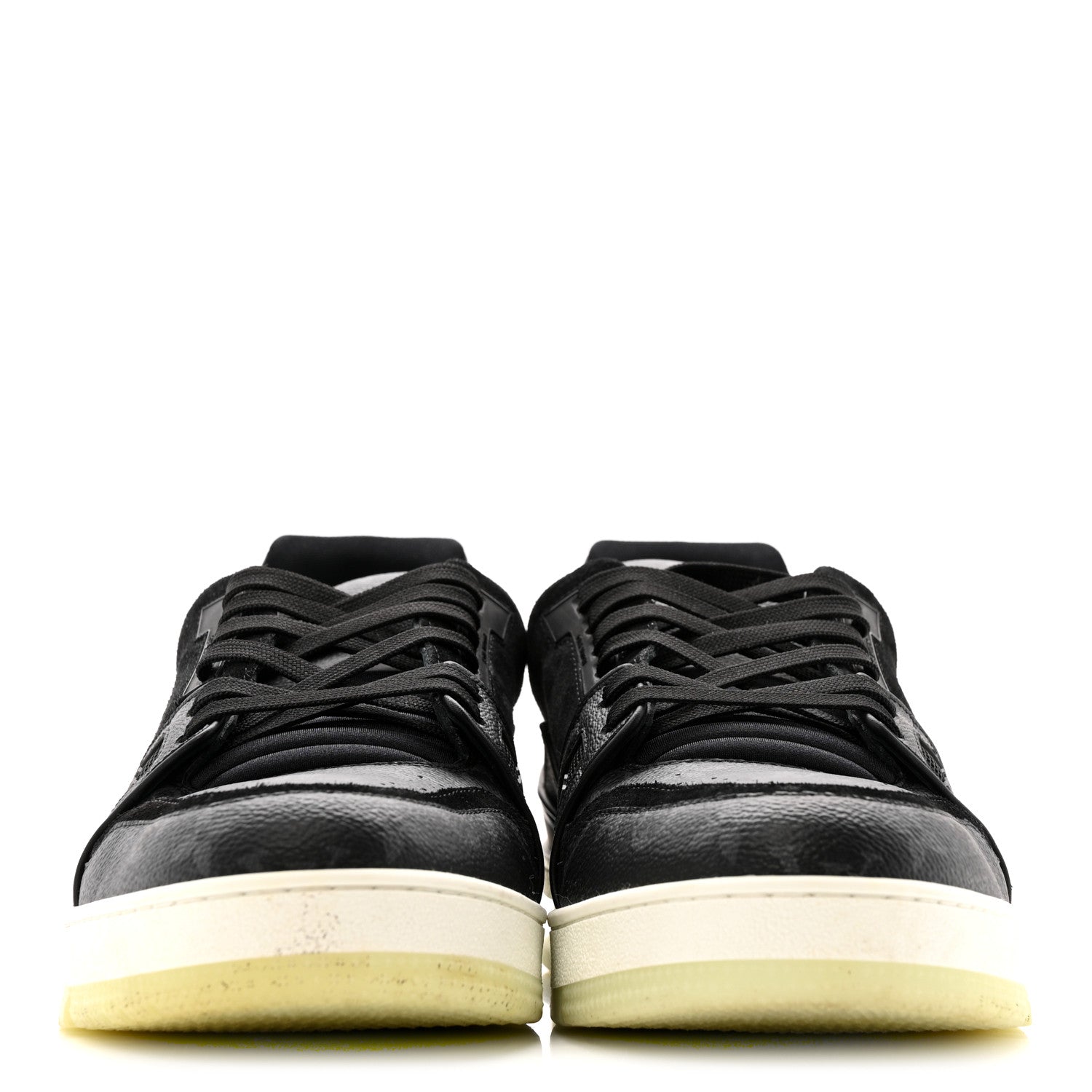 Monogram Eclipse Mens LV Trainer Sneakers 10 Black
