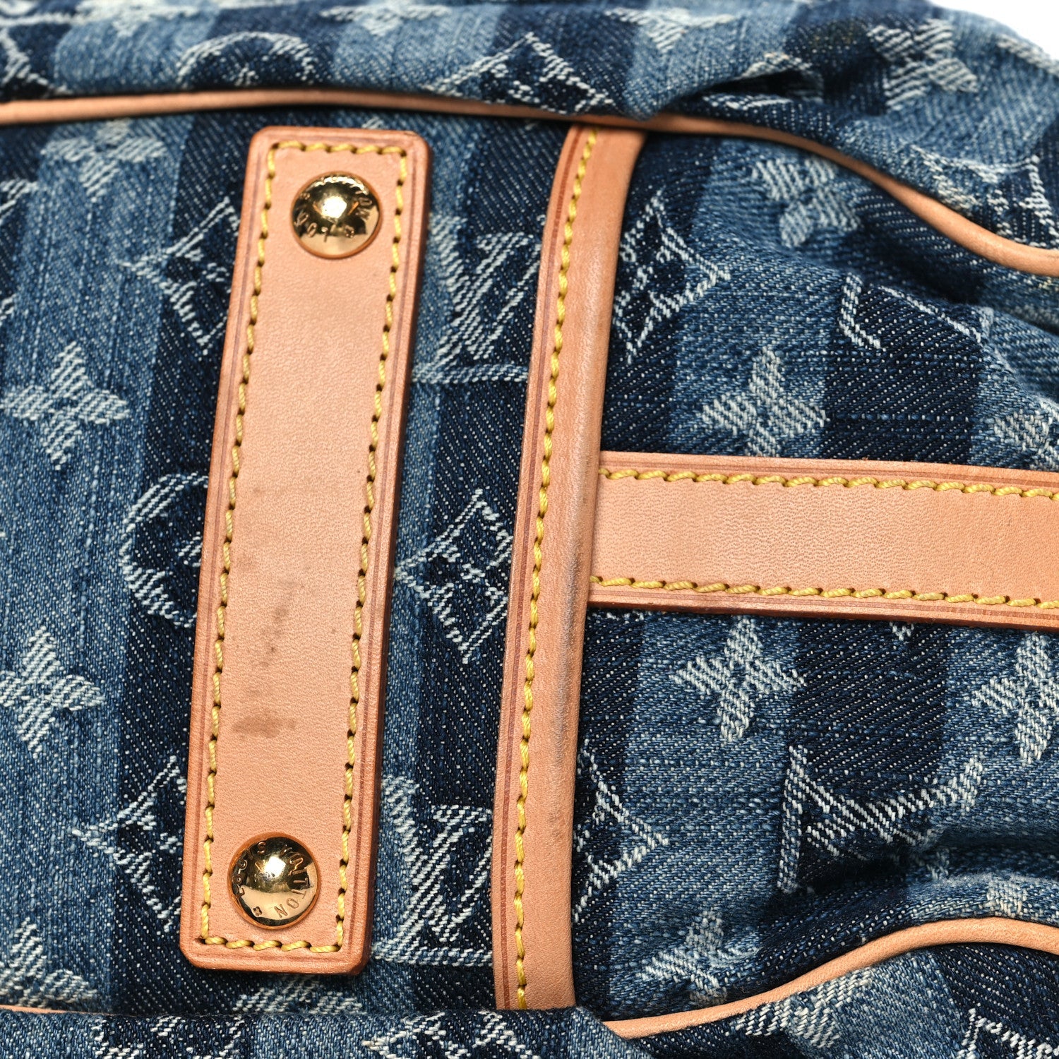 Denim Raye Porte Epaule MM