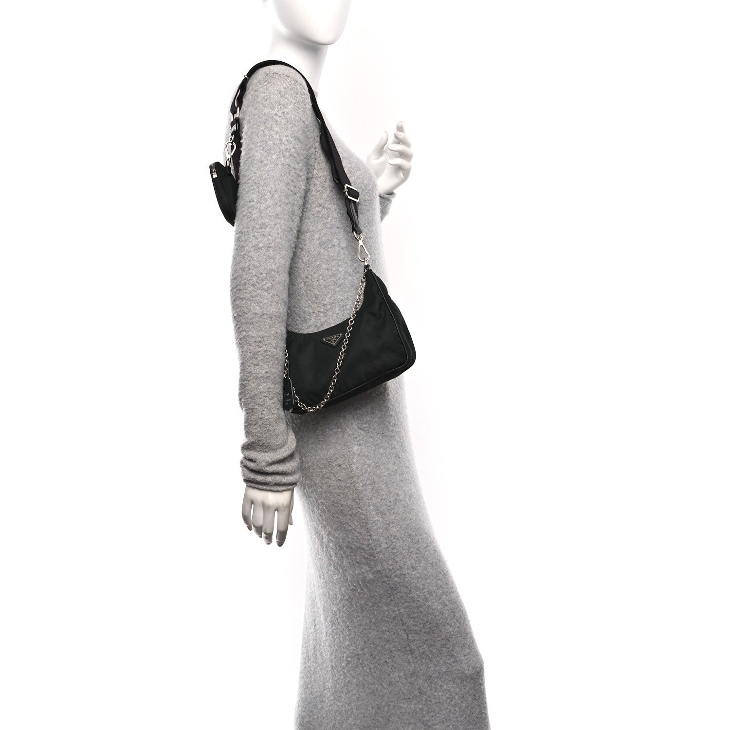 Nylon Re-Edition 2005 Shoulder Bag Black