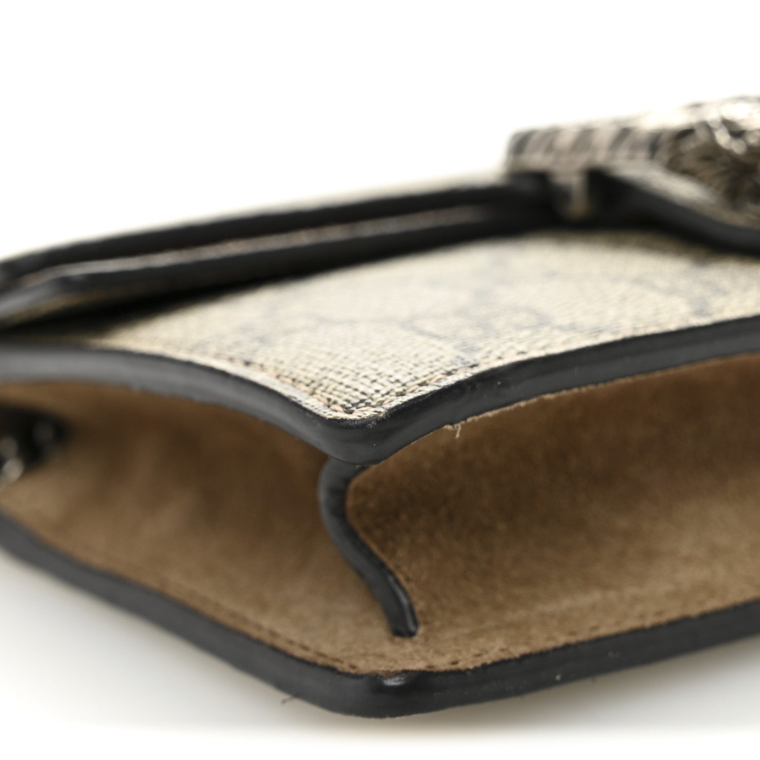 GG Supreme Monogram Super Mini Dionysus Shoulder Bag Taupe