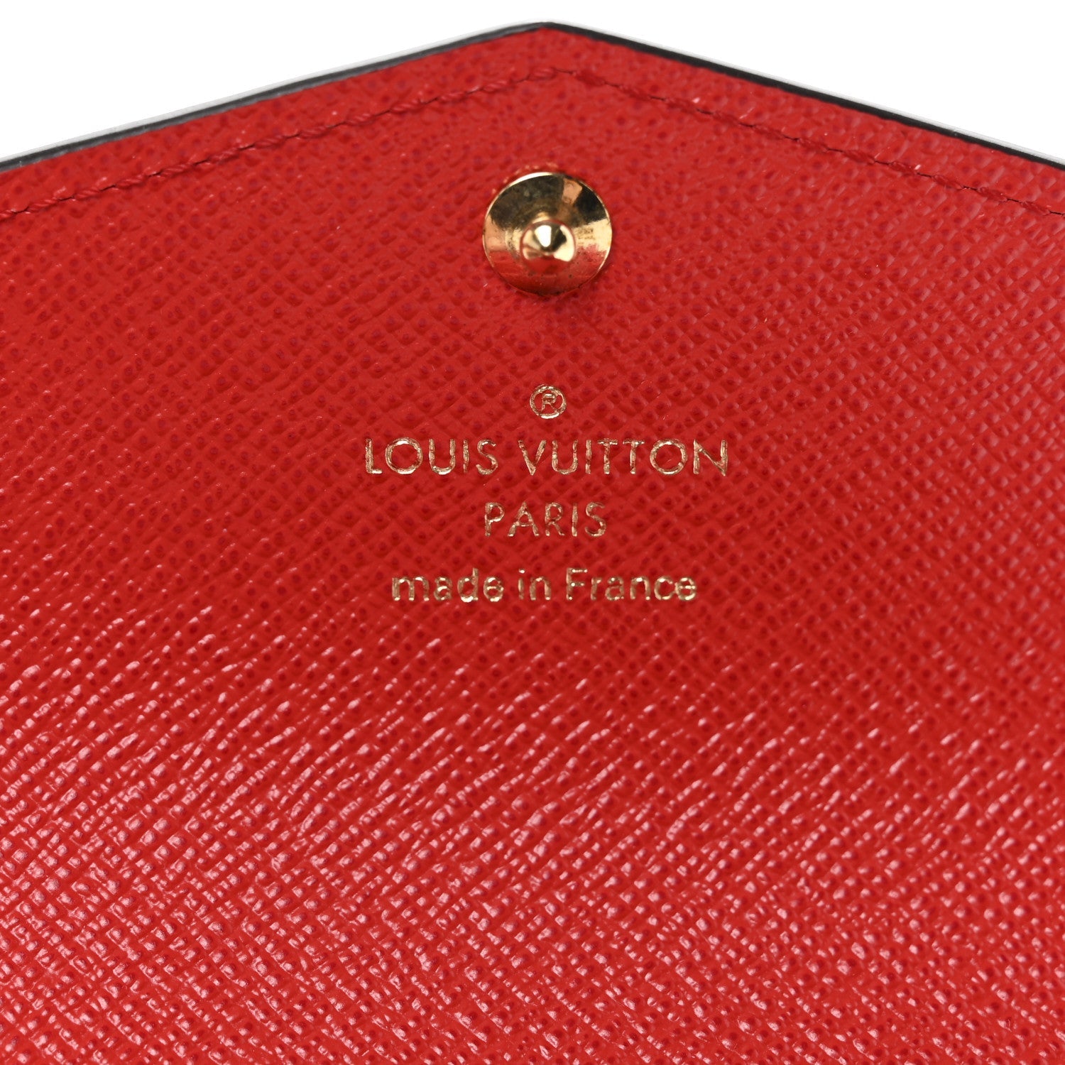 Monogram Sarah Multicartes Coquelicot