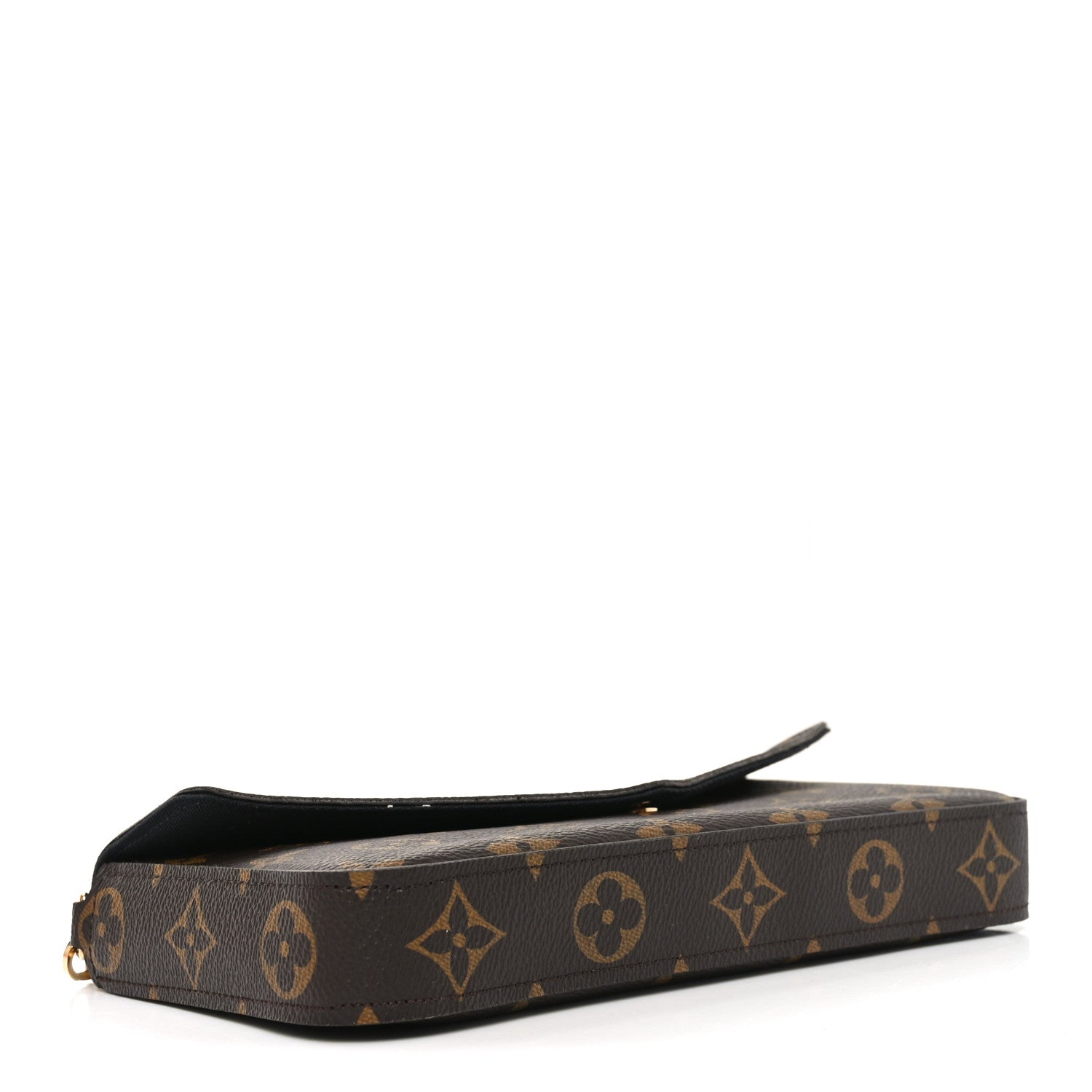 Monogram My LV World Tour Pochette Felicie Chain Wallet Black