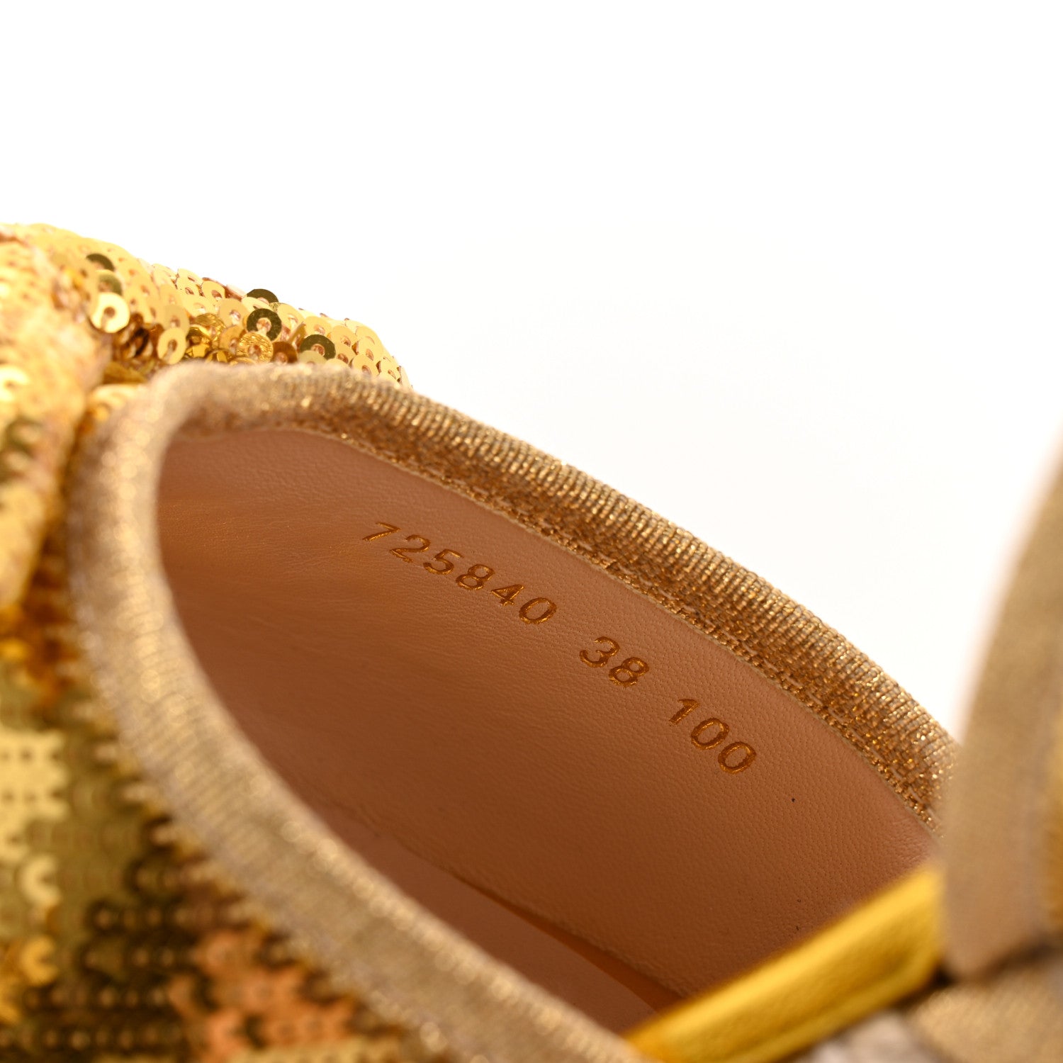 Metallic Nappa Ophelia Espadrille Platform Wedge Sandals 38 Oro Vecchio
