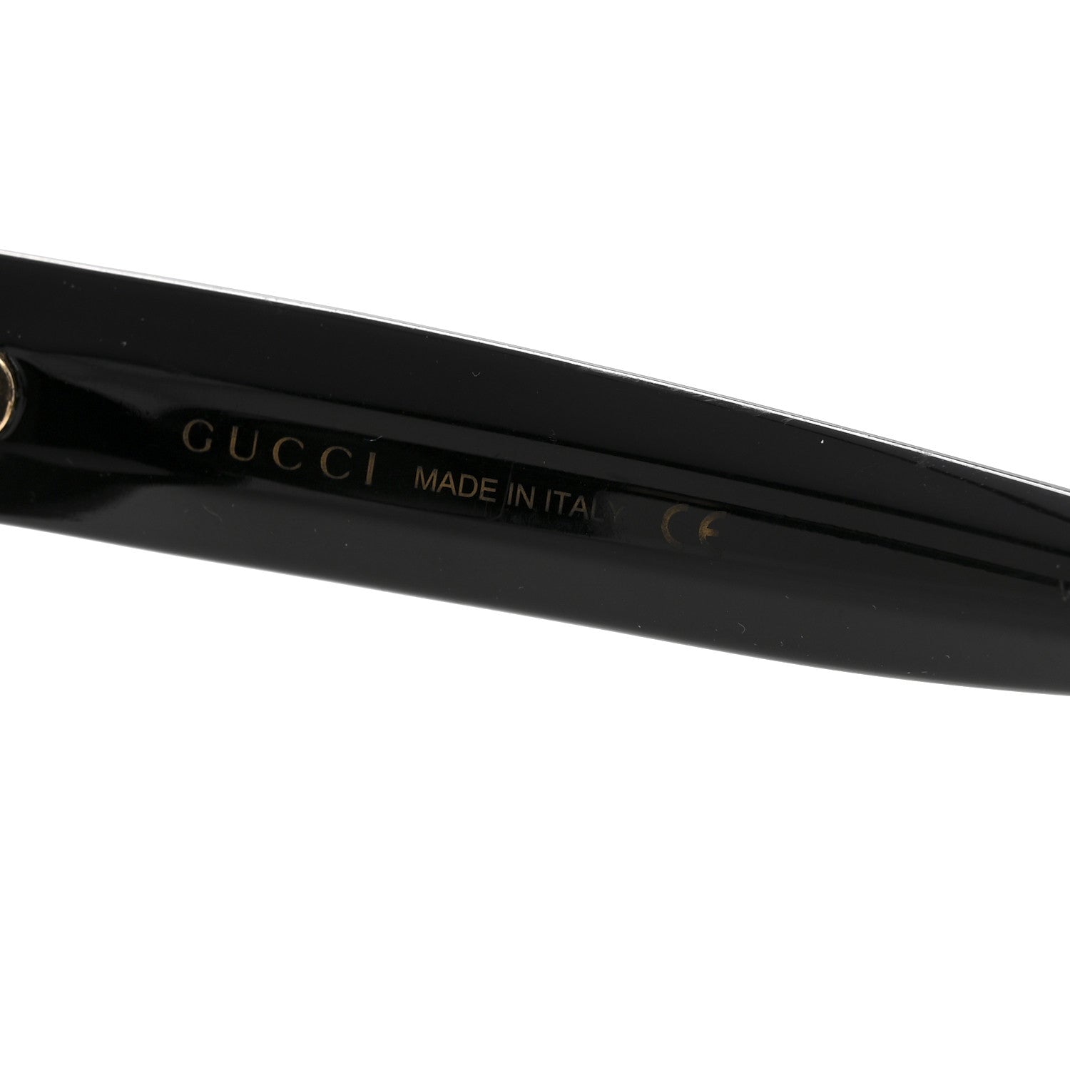 Acetate Crystal Star Round Frame Sunglasses GG0208S Black