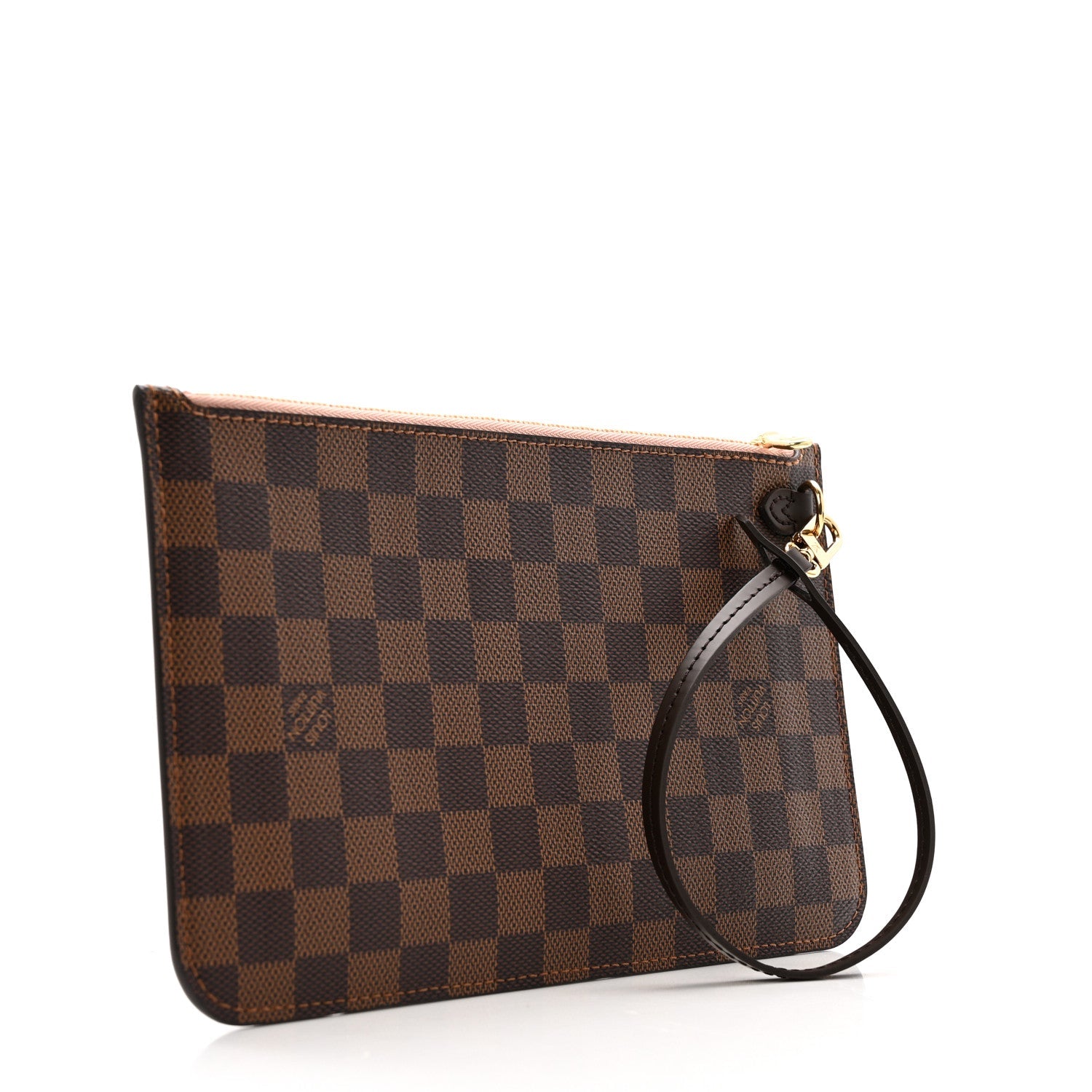 Damier Ebene Neverfull MM GM Pochette Rose Ballerine