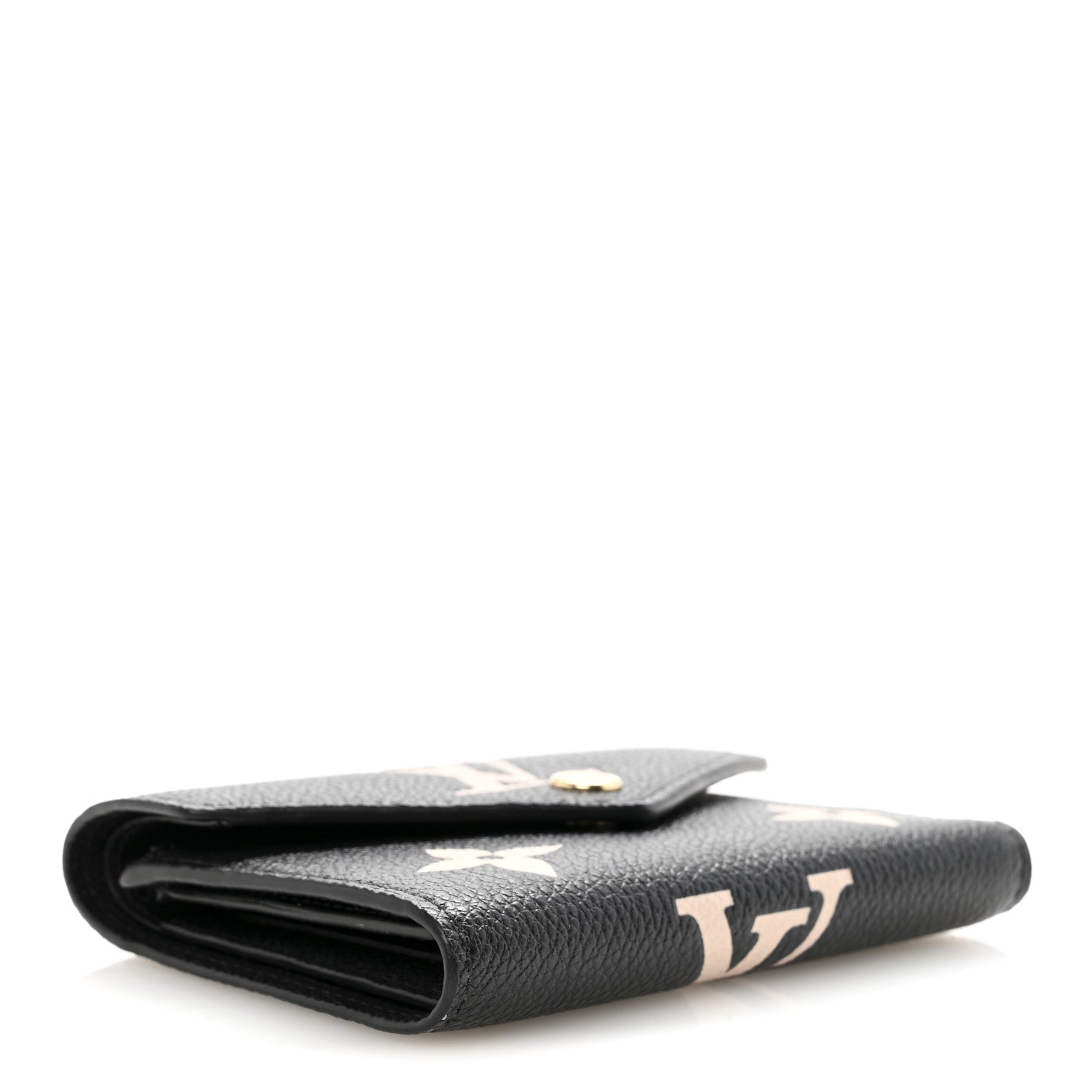 Empreinte Monogram Giant Victorine Wallet Black Beige