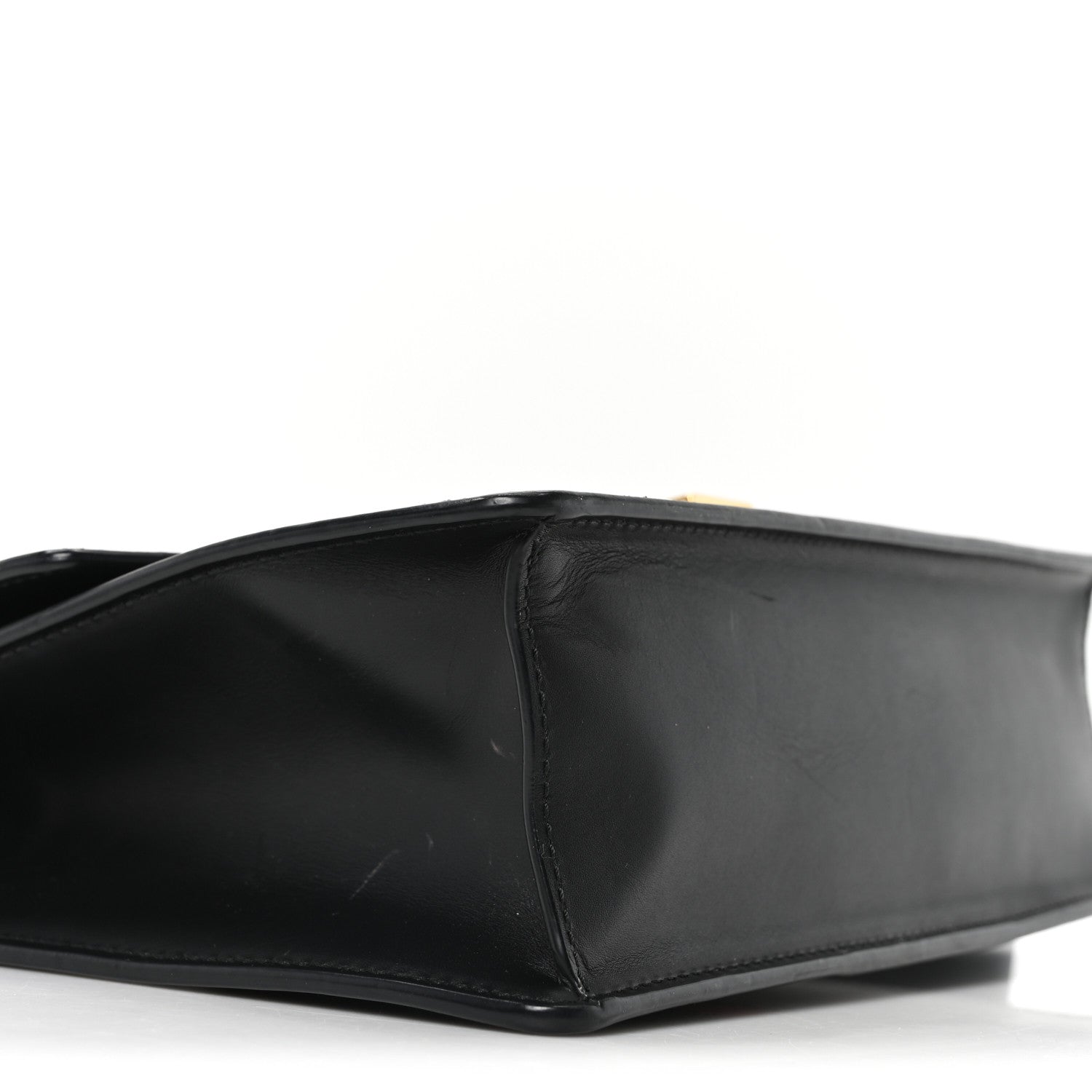 Calfskin Small Sylvie Shoulder Bag Black