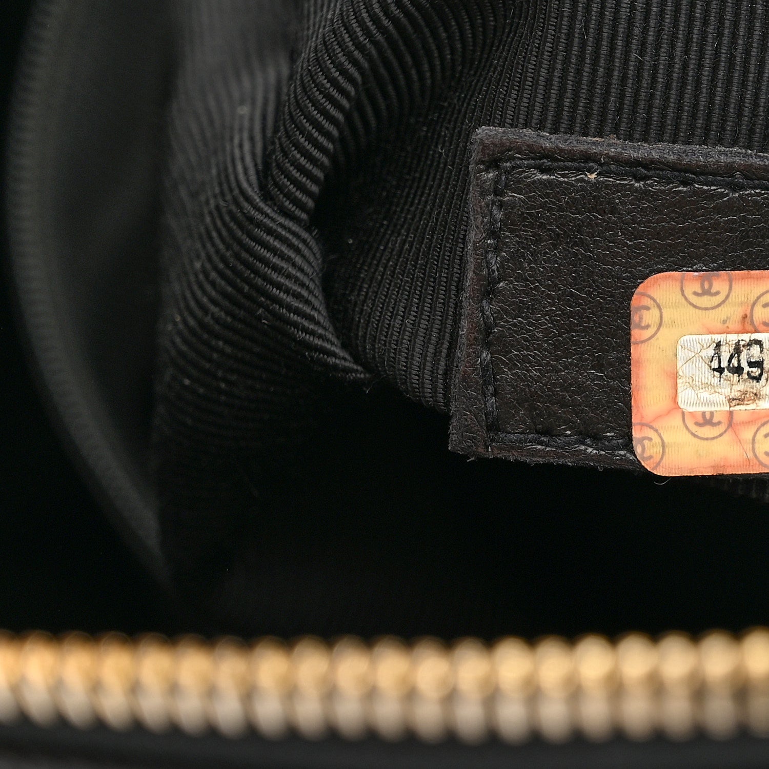 Caviar Triple CC Shoulder Bag Black