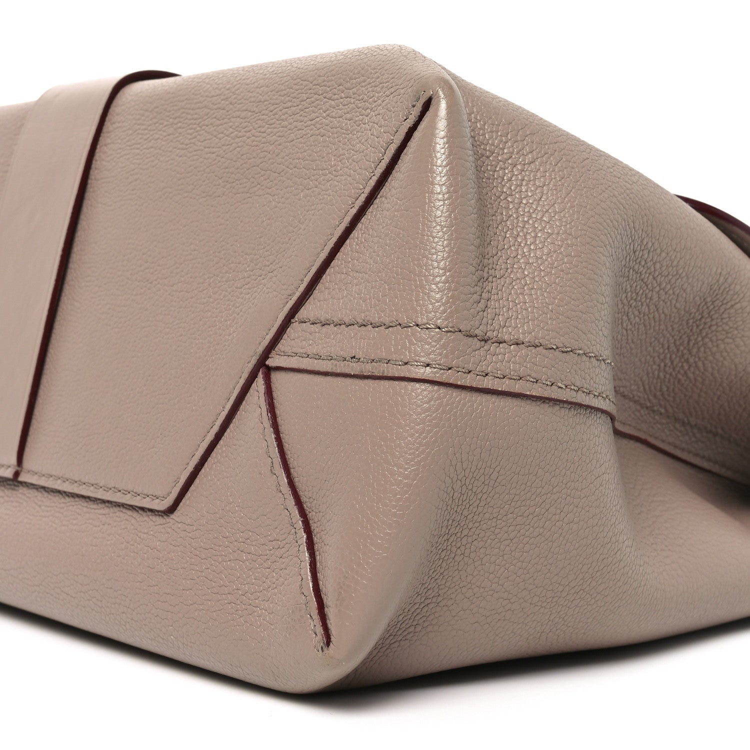 Calfskin Monogram Very One Handle Mastic Raisin