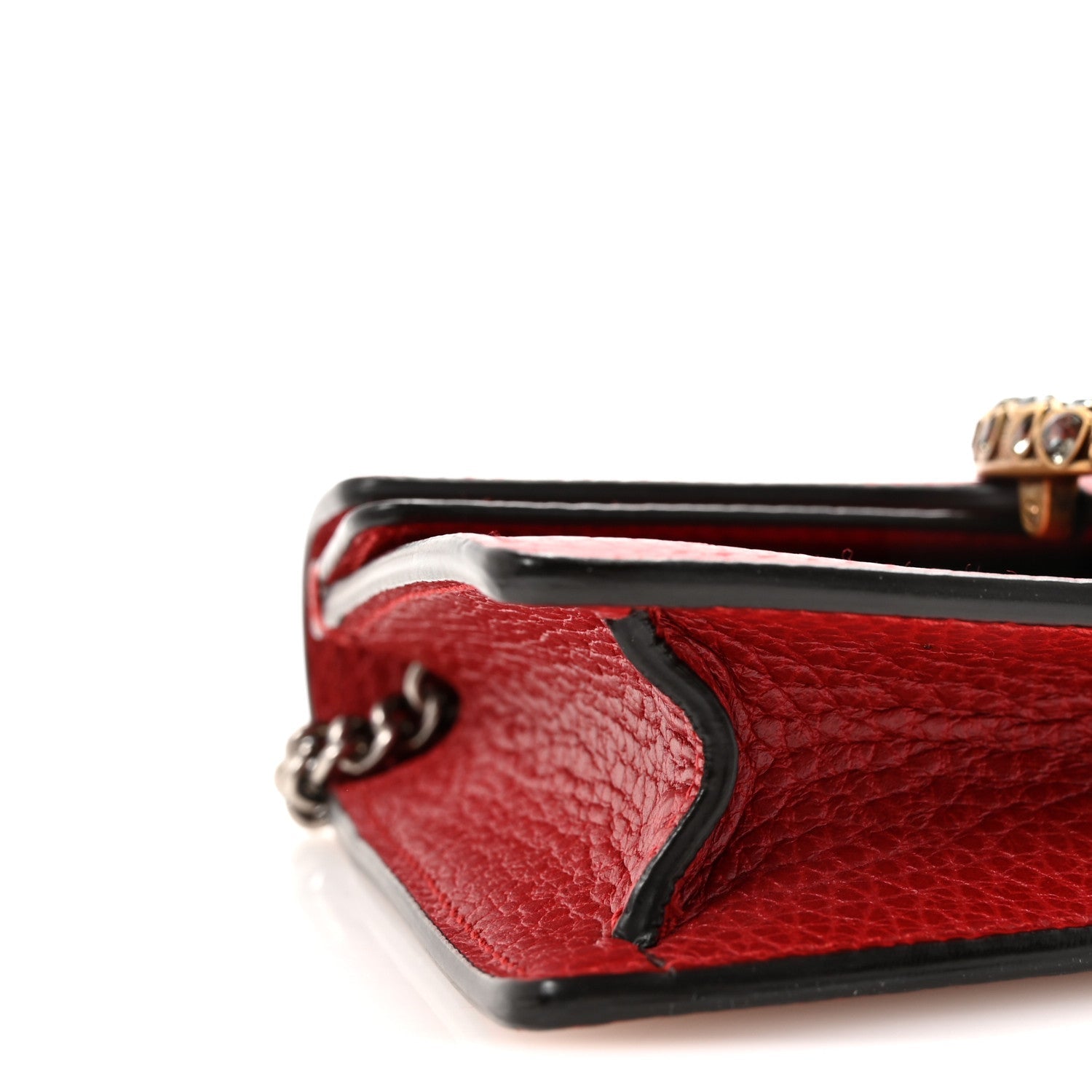 Calfskin Super Mini Dionysus Shoulder Bag Hibiscus Red