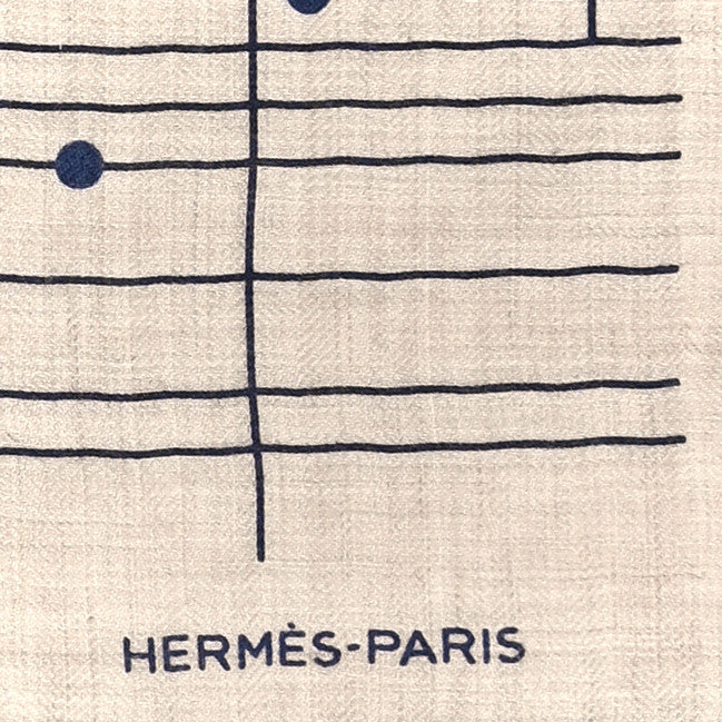 Cashmere Silk Cheval Celeste Shawl 140 Naturel Bleu Marine Bleu Marine Clair