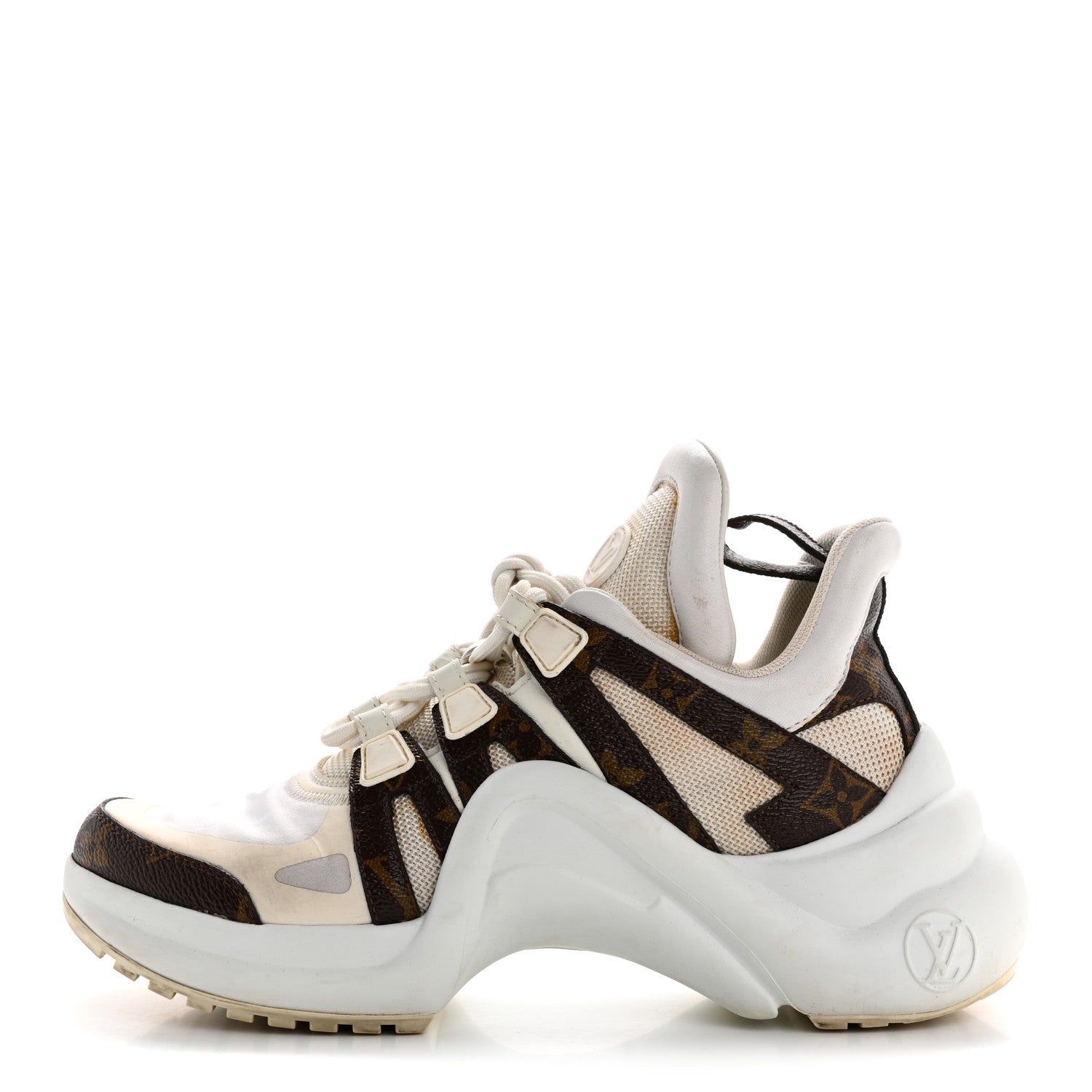 Patent Monogram LV Archlight Sneakers 37 White