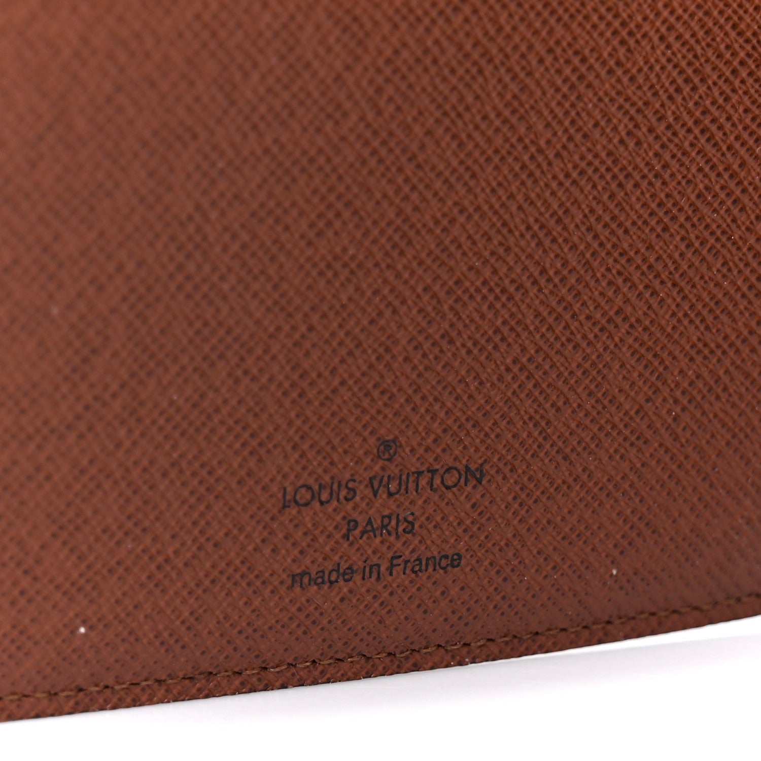 Monogram Desk Agenda Cover