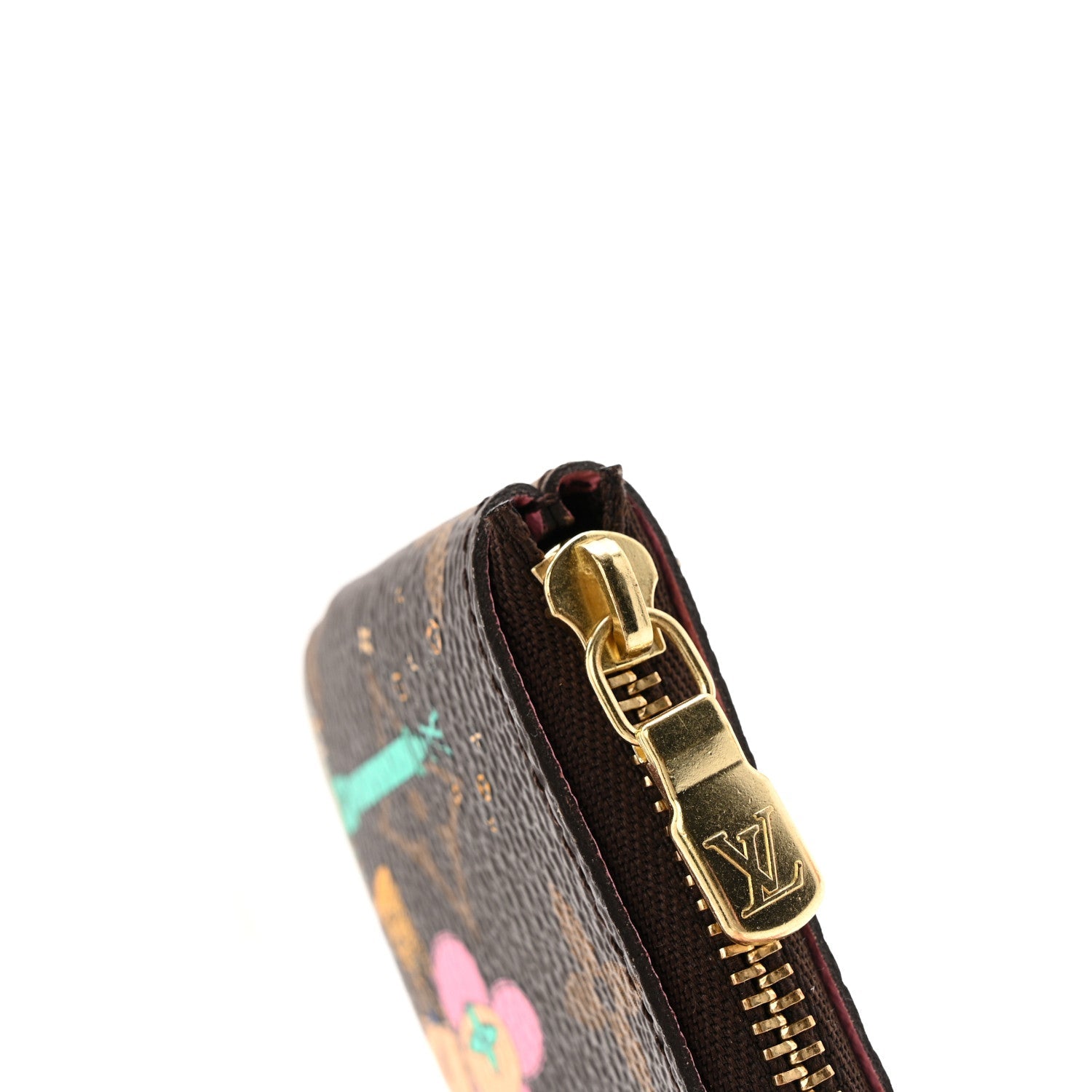 Monogram 2022 Christmas Animation Paris Key Pouch Pink