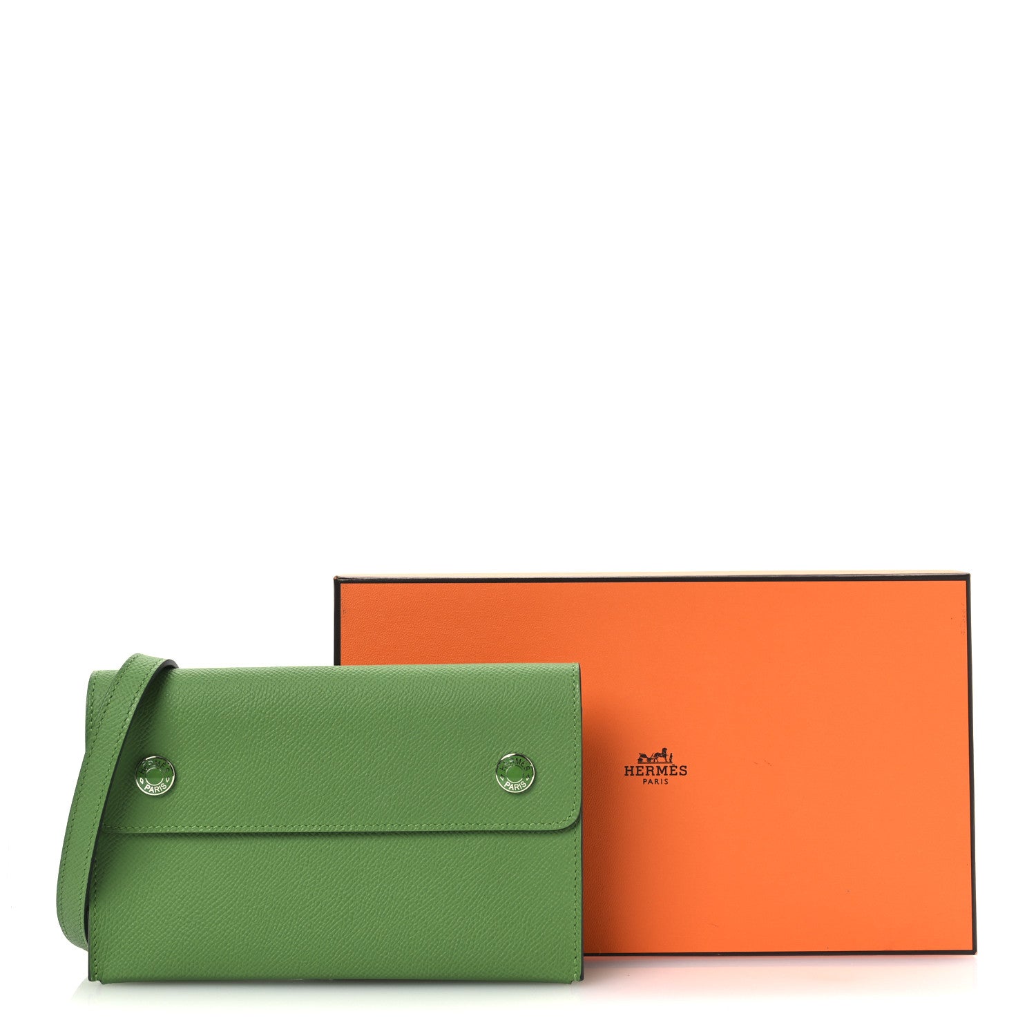 Epsom Hermesnap Wallet Vert Yucca